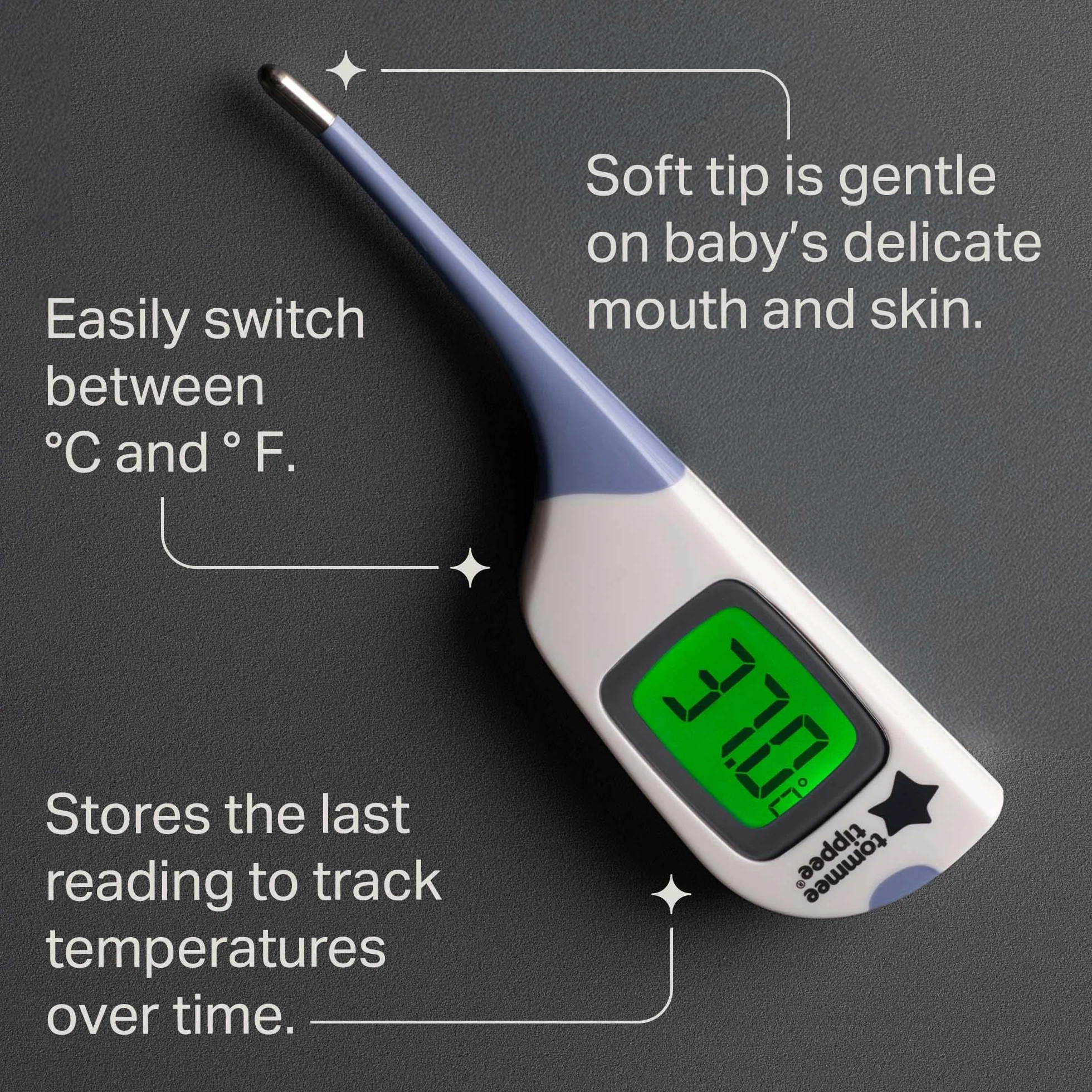 Tommee Tippee Digital 2-in-1 Thermometer