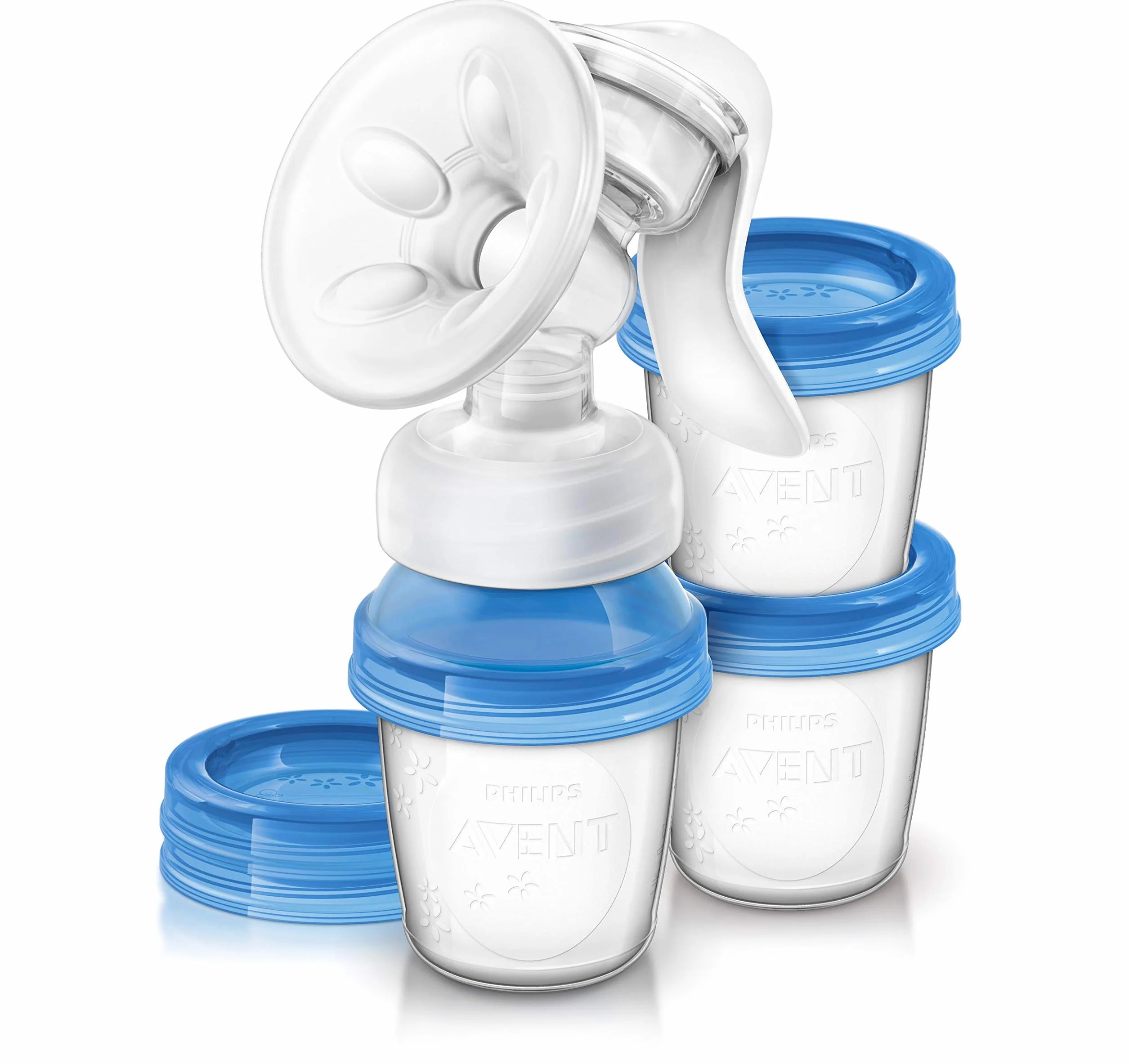 Philips Avent SCF330/13 ręczny laktator z butelką, przezroczysty