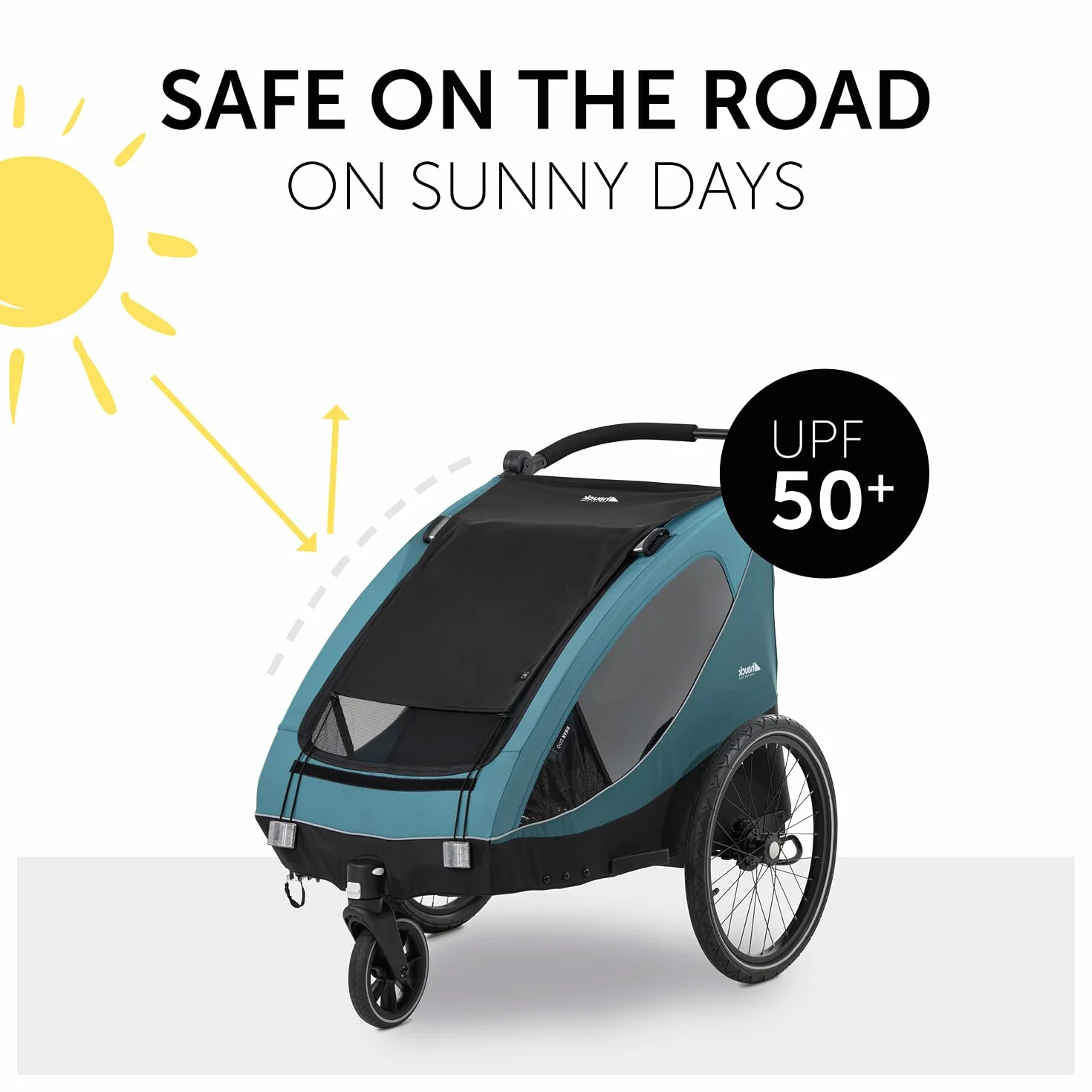 Hauck Bike Trailer Sunshade Black