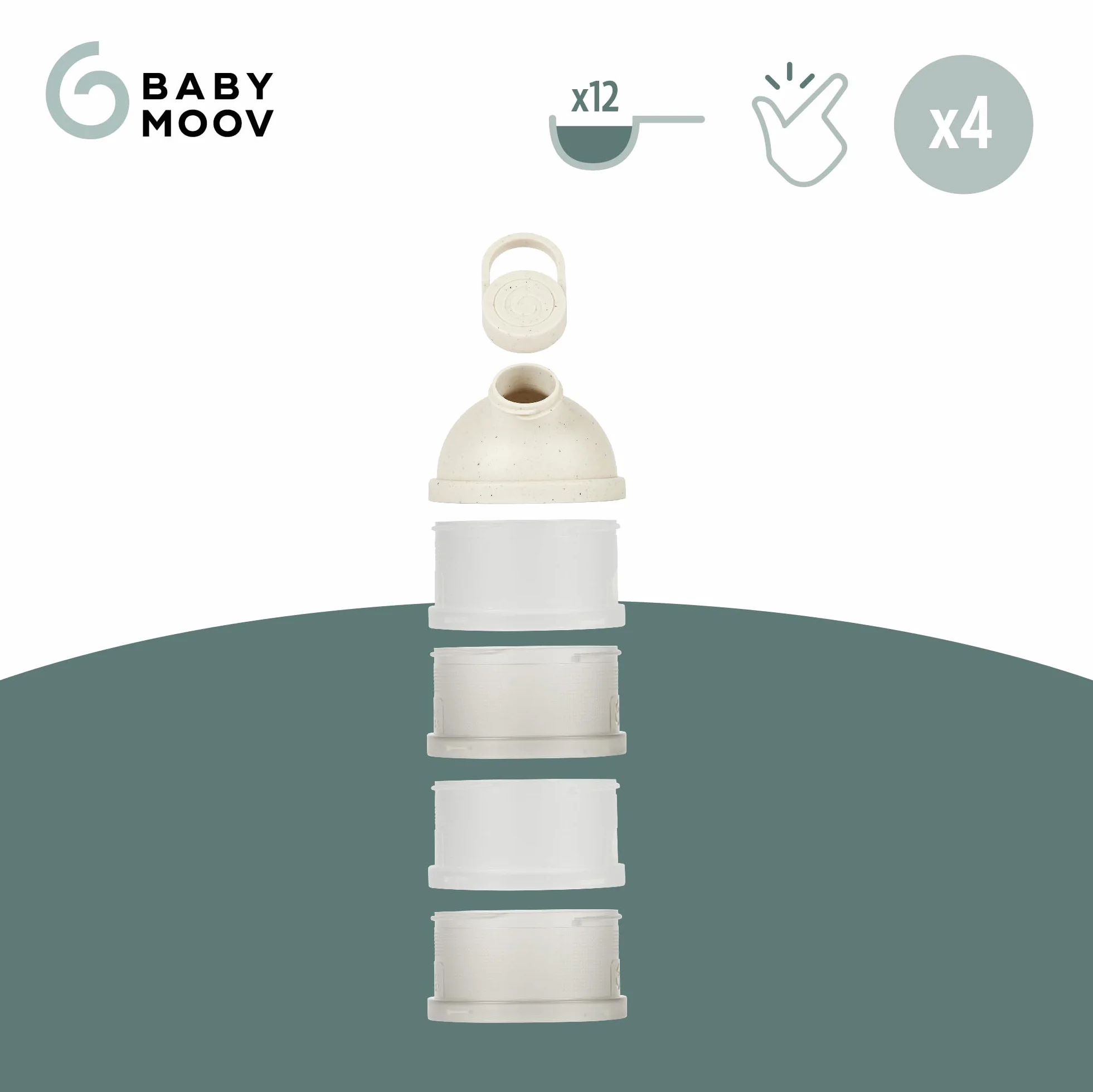 Babymoov Puszki na mleko Babydoses, Beżowy