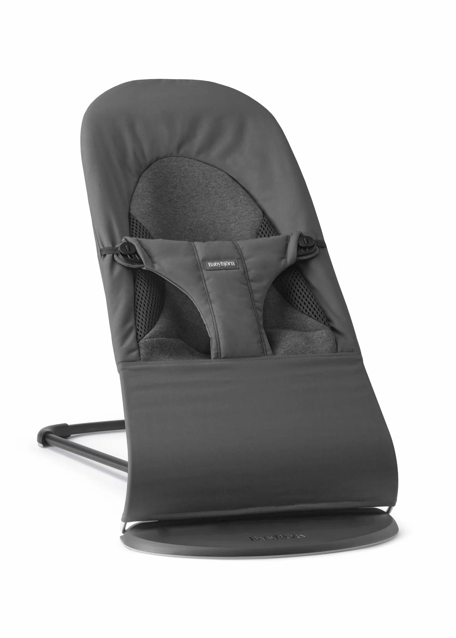 BabyBjörn Balance Soft hamak, materiał/dżersej, Tri-Fabric, ciemnoszary