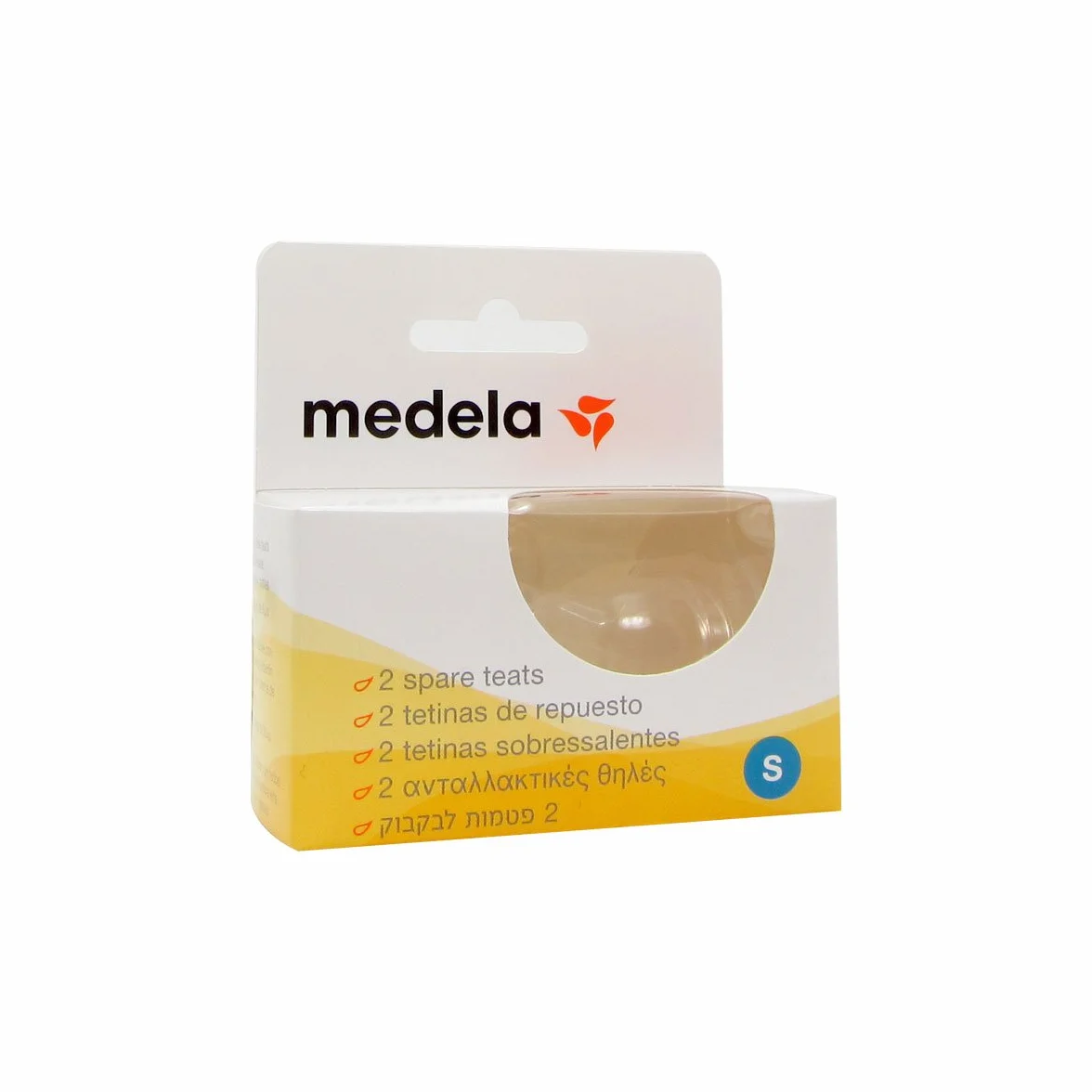 Medela Slow Flow Breast Milk Bottle Teats - Pack of 2 BPA- Spare Teats Made for Use with Medela Baby Bottles
