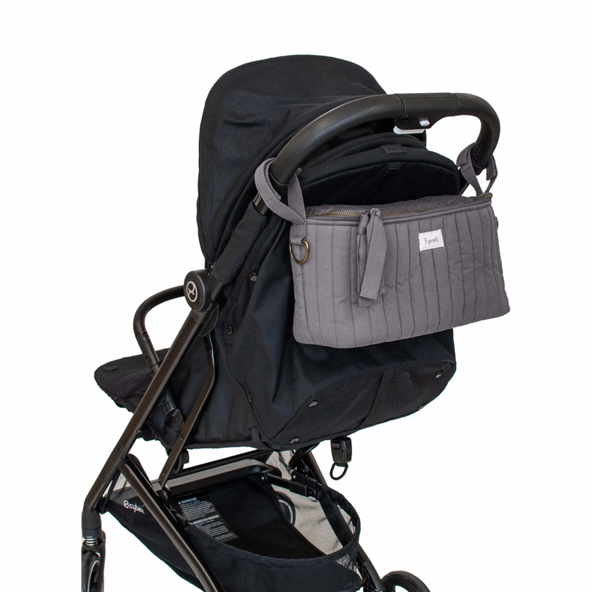 3 Sprouts - Organizer - Quilt/Charcoal grey (ISQSGY)