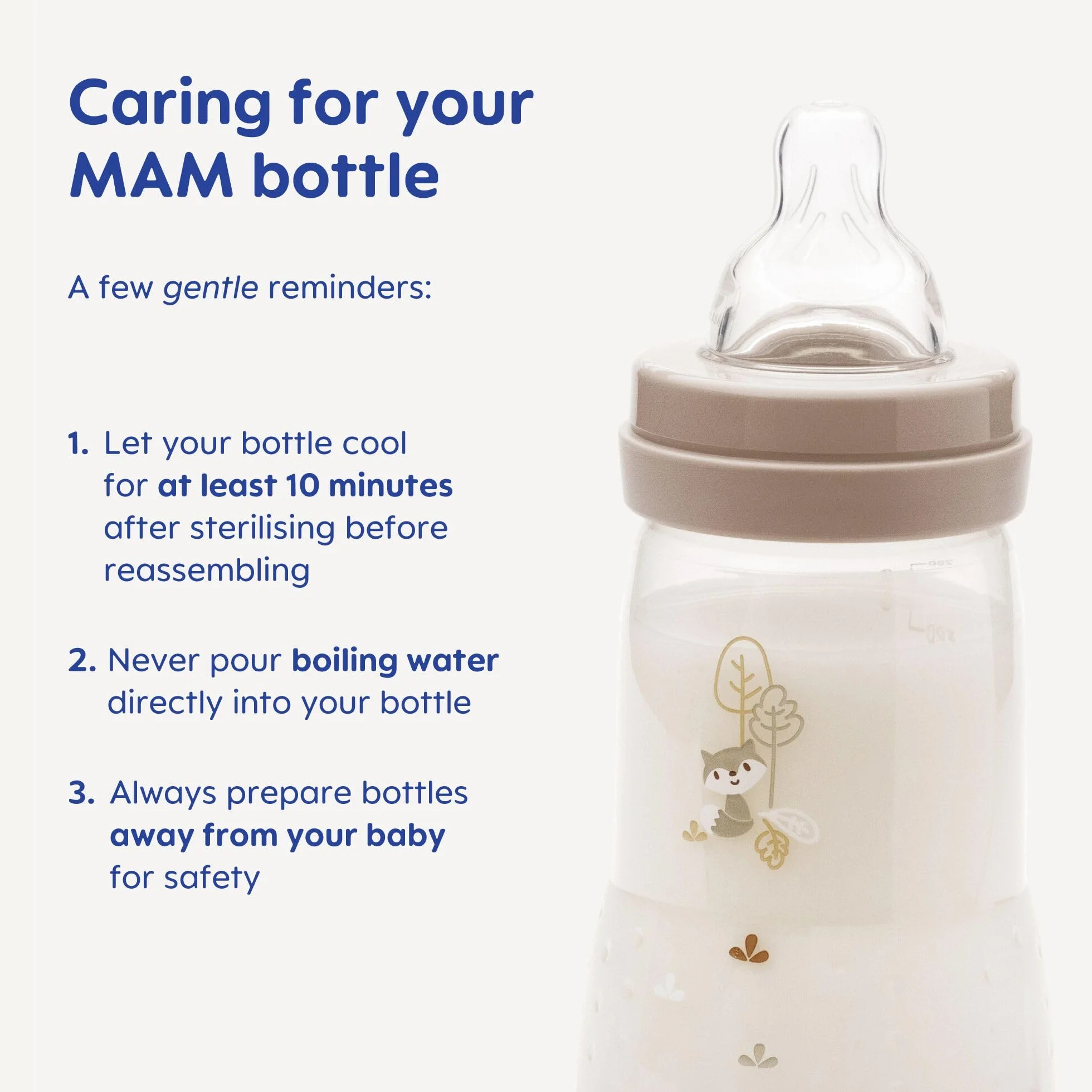 MAM Easy Start zestaw startowy do samodzielnego sterylizacji, antykolkowy, zestaw butelek dla noworodków i smoczek, niezbędne dla noworodków, kolor biały (wzory mogą się różnić)