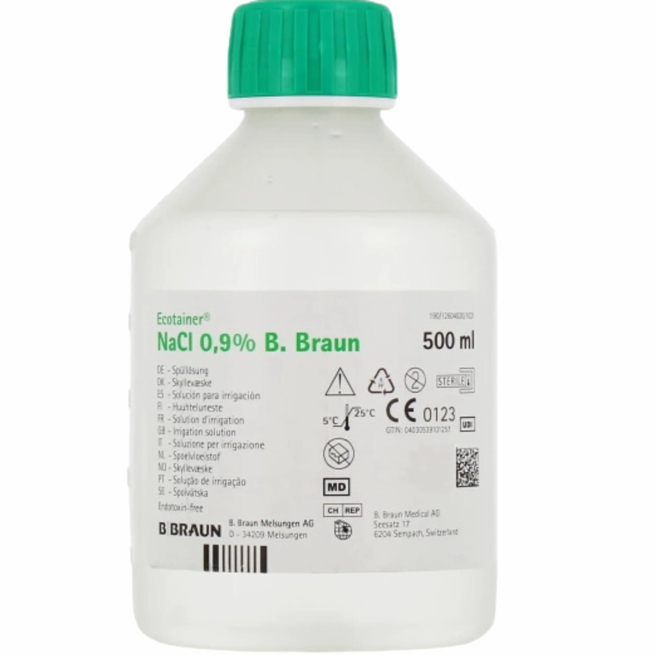 B-BRAUN | Serum fizjologiczne | Fluidiluje i nawilża błony śluzowe nosa | Usuwa wydzieliny | Umożliwia płukanie i leczenie ran | Nawilżenie bandaży | Zestaw 3x500ML