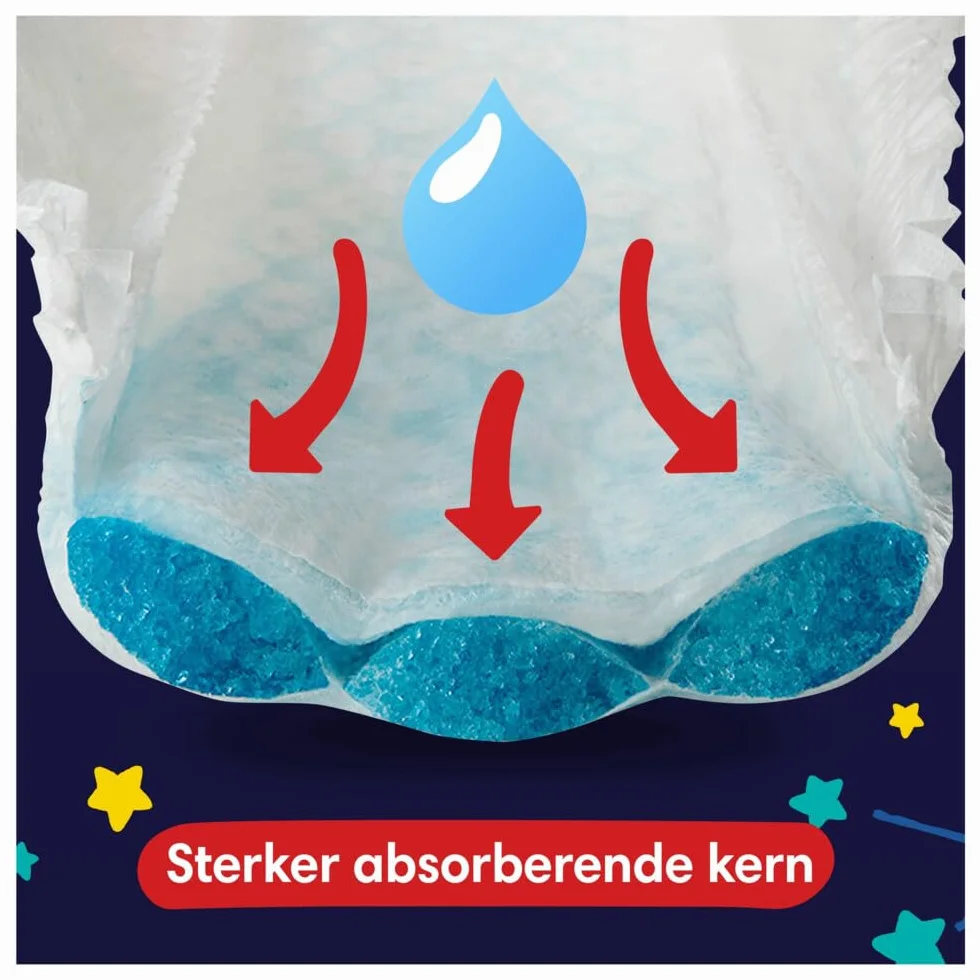 Pampers Baby Dry Night Pants - Rozmiar 5 - Small Pack - 35 sztuk - 12/17 kg