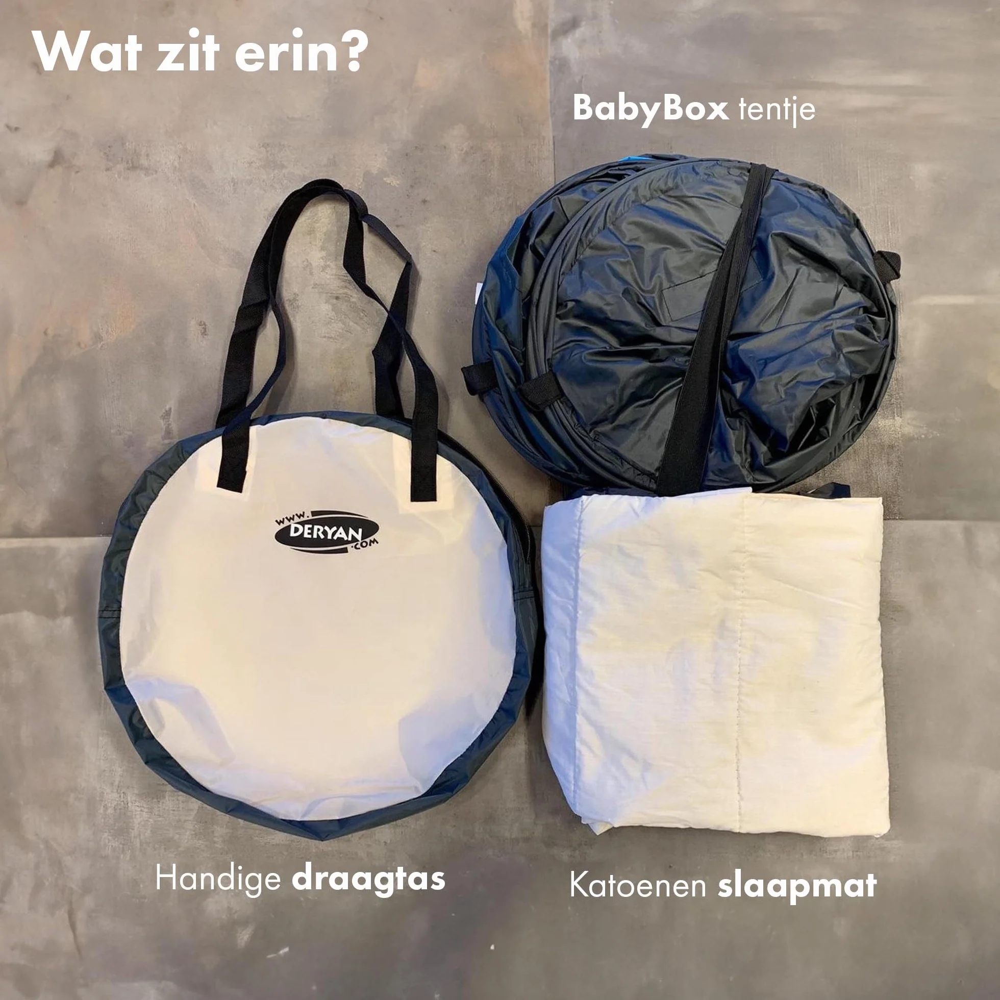 DERYAN Travel Cot łóżeczko turystyczne - BabyBox - Pop up - lekkie, kompaktowe i składane - składane - składane w zaledwie 2 sekundy - z moskitierą i torbą do przenoszenia (śmietana)