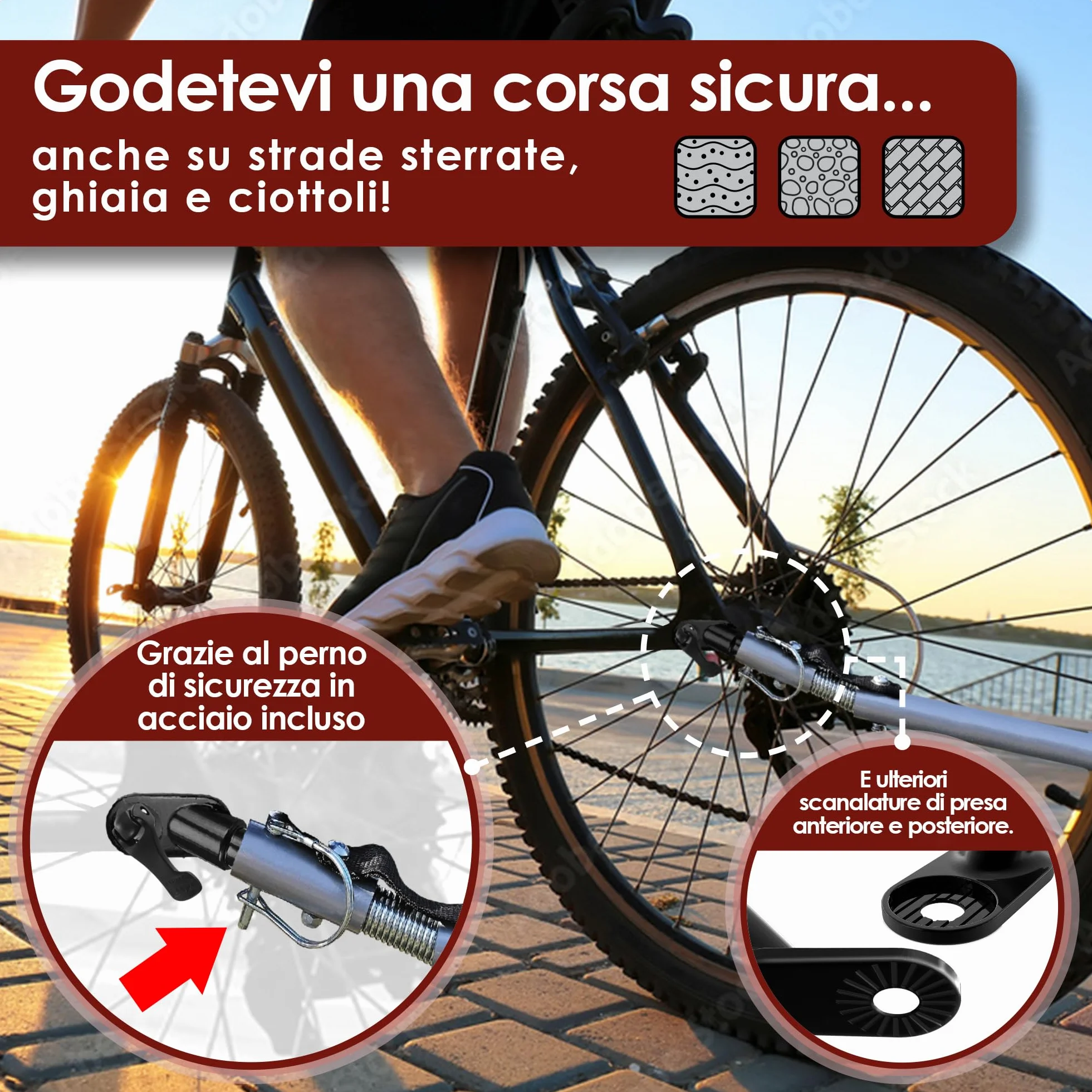 WEIDEBACH® Stabilne sprzęgło do przyczepki rowerowej z trzpieniem zabezpieczającym, czarna, wysoka stabilność jazdy, hak holowniczy do każdego standardowego wózka dziecięcego, hak holowniczy rower