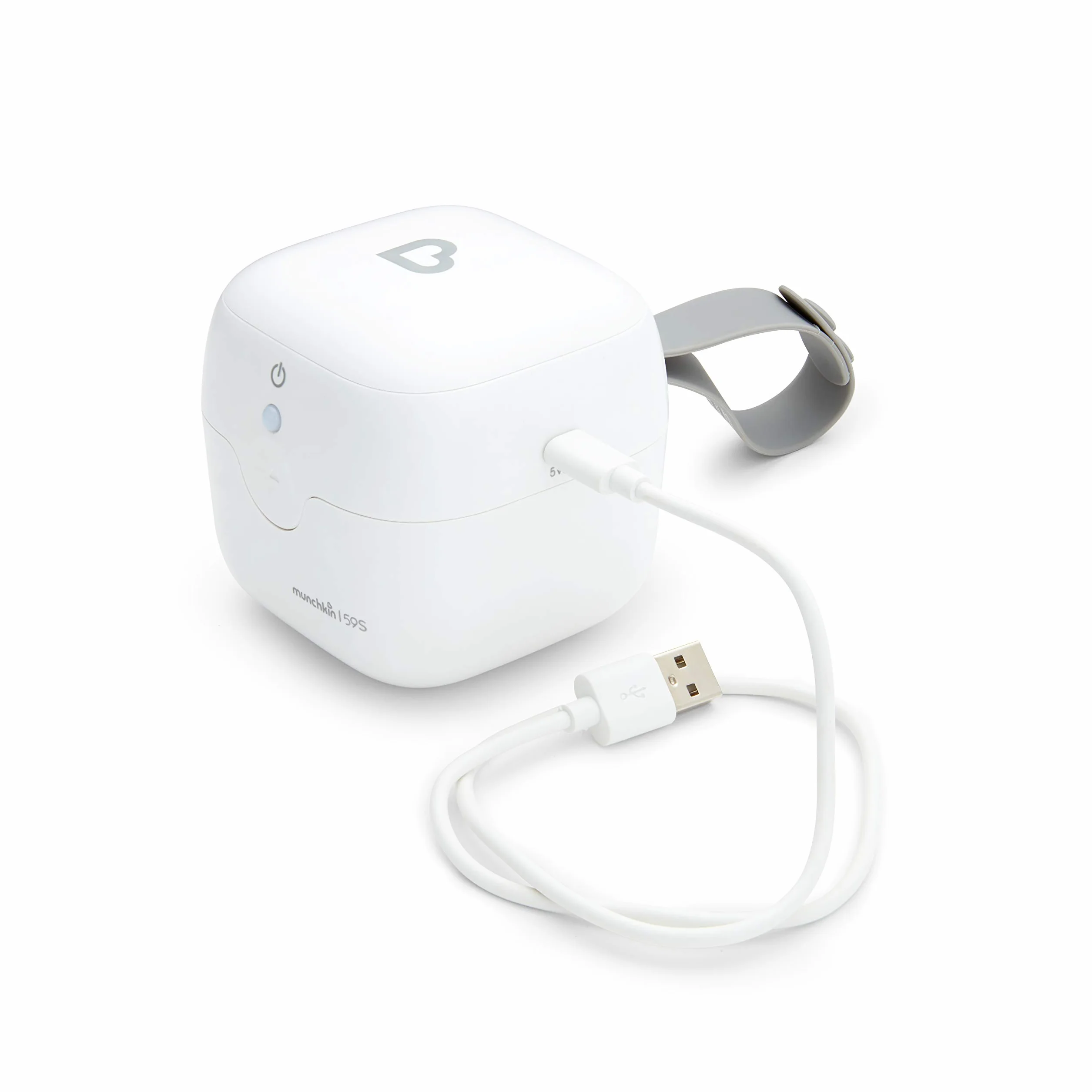 Munchkin Portable Soother & Dummy UV Steriliser, Kills 99% of Germs in 59 Seconds