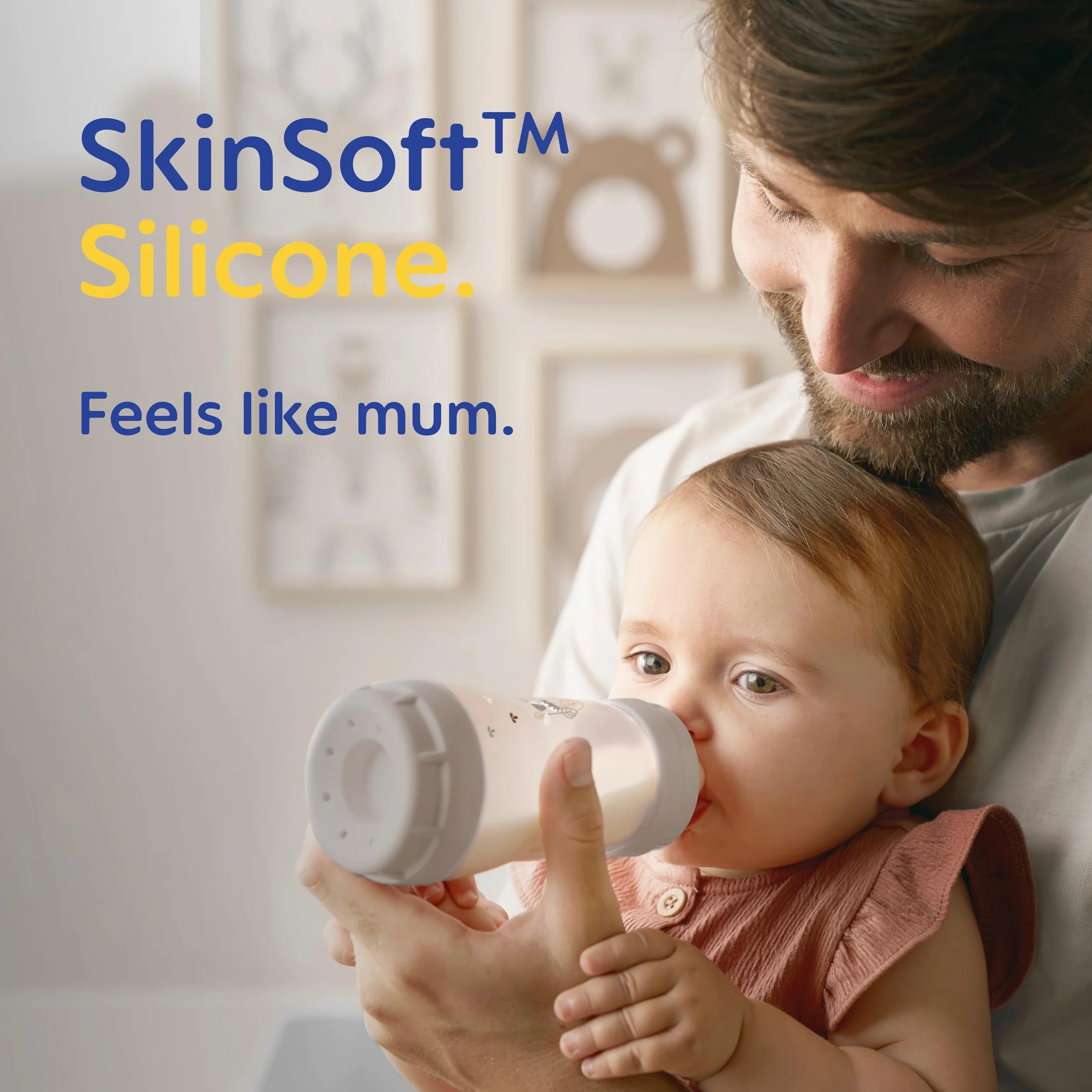MAM Smoczki Rozmiar 3 dla 4 Miesięcy, Fast Flow z Silikonem SkinSoft, Pasuje do Wszystkich Butelek MAM, Niezbędne Akcesoria do Karmienia Niemowląt, 2 Sztuki