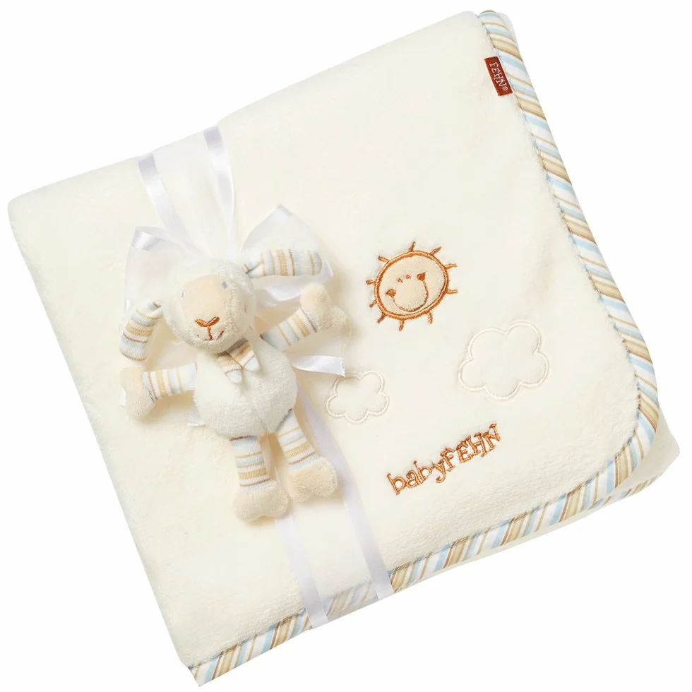 Fehn Baby Fehn 396089 Koc Polarowy, Owca