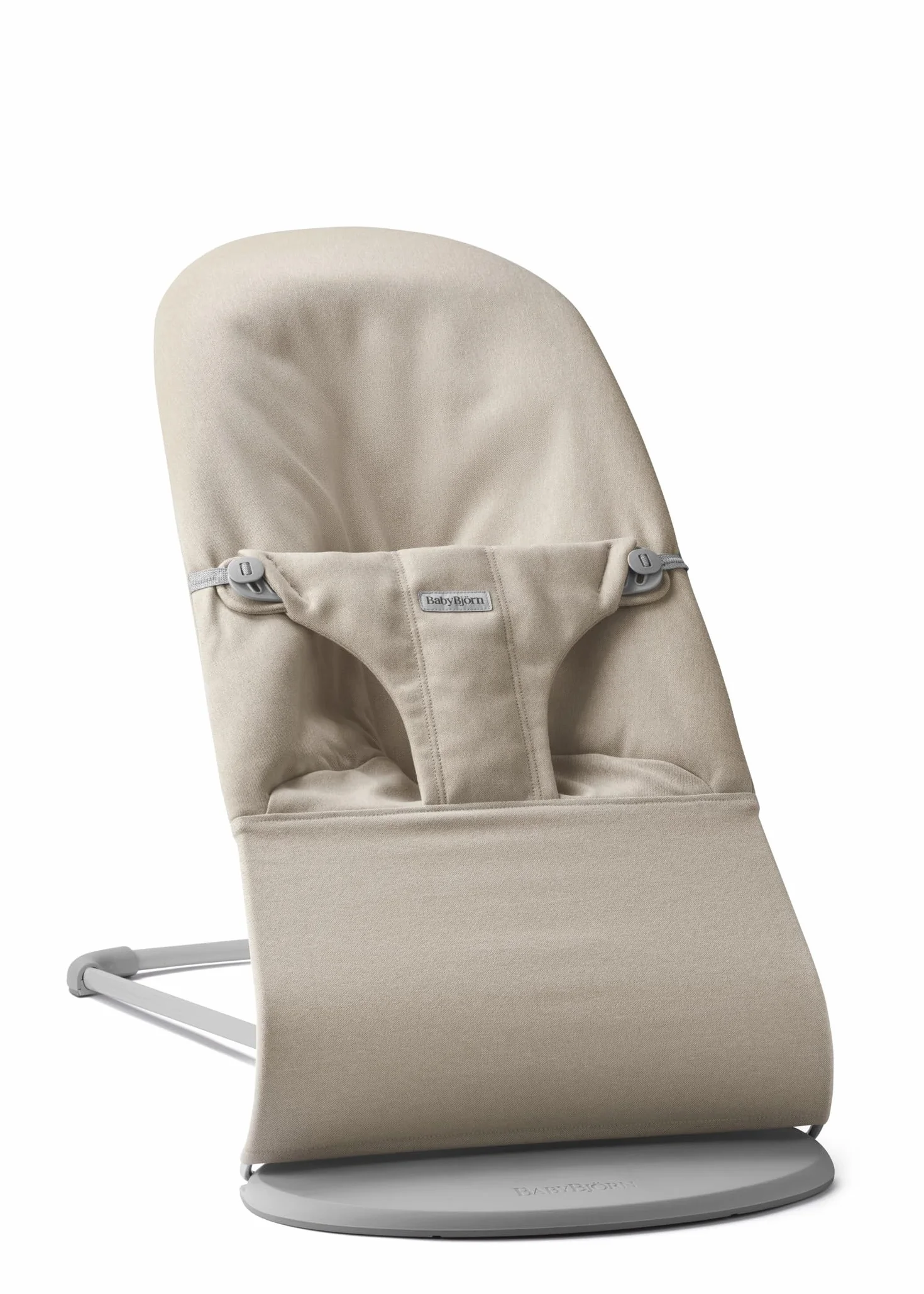 BabyBjörn Bouncer Bliss, tkany melanż, jasnobeżowy