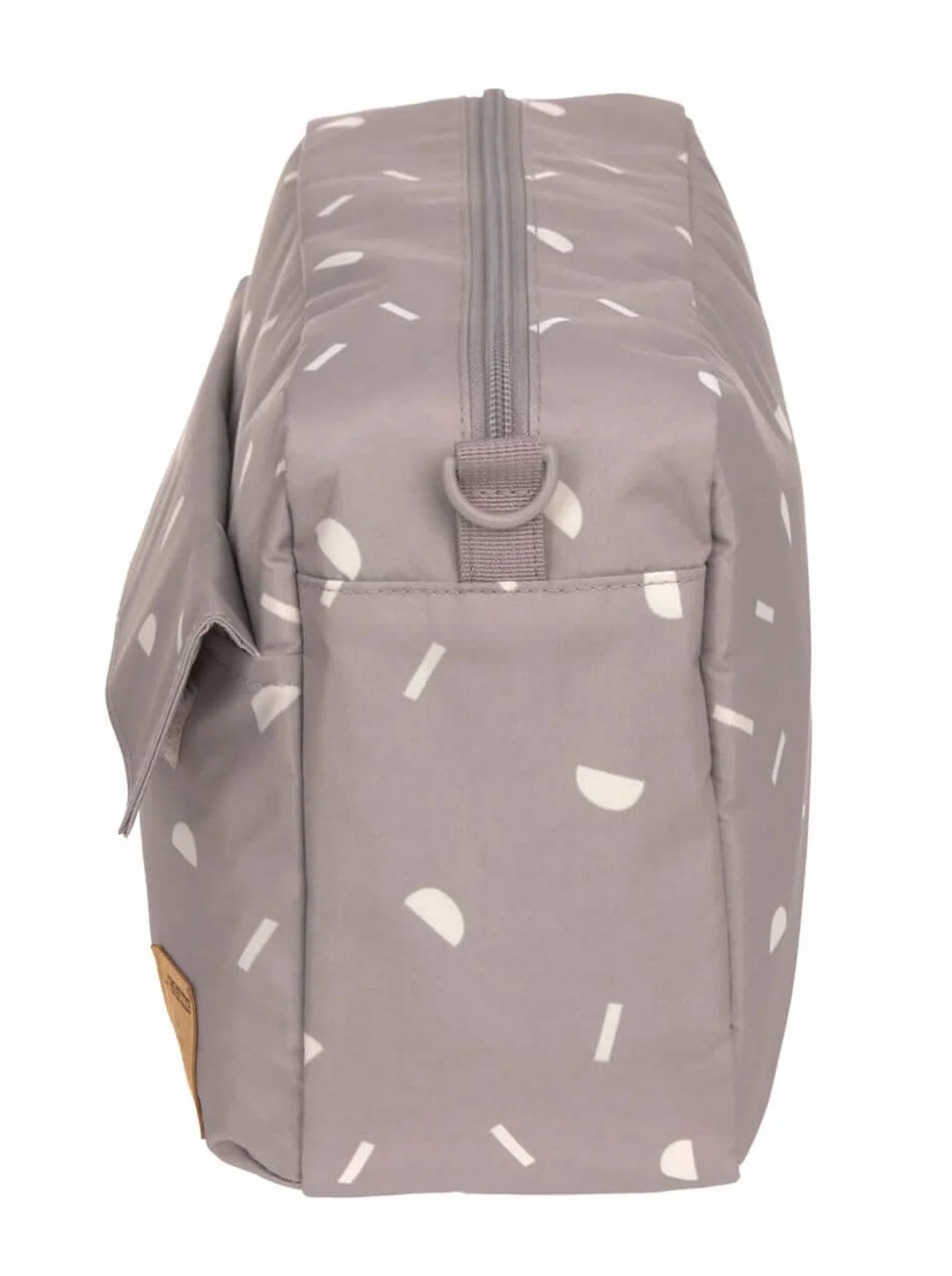 LÄSSIG Organizer do wózka dziecięcego, torba na ramię, torba do wózka dziecięcego, w zestawie z mocowaniem do wózka dziecięcego / Casual Buggy Organizer Bag Blocks Taupe