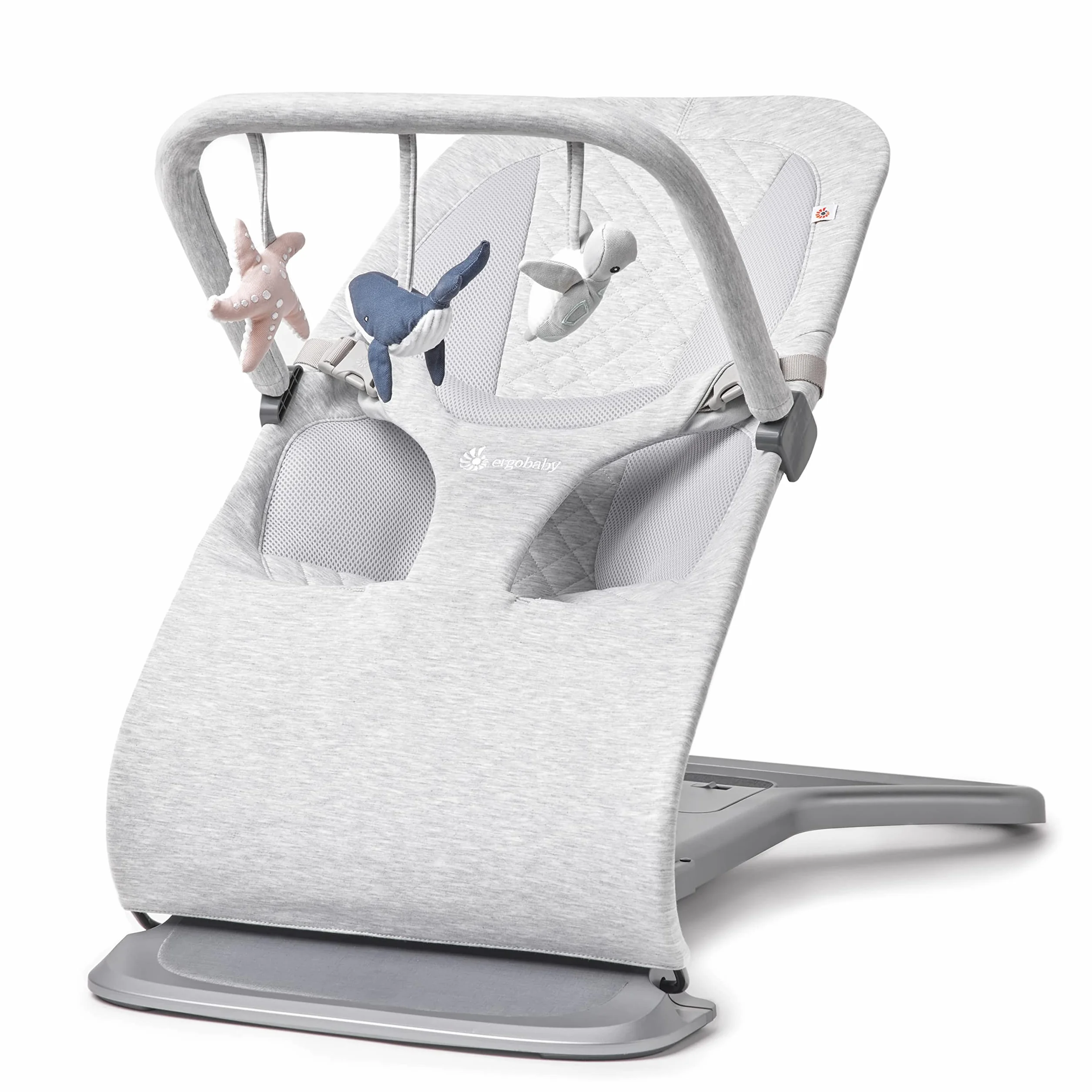 Ergobaby Evolve Bouncer łuk pałąk do zabawy, akcesorium do bujaczka Ergobaby 3 w 1 dla noworodków od urodzenia, Ocean Wonders