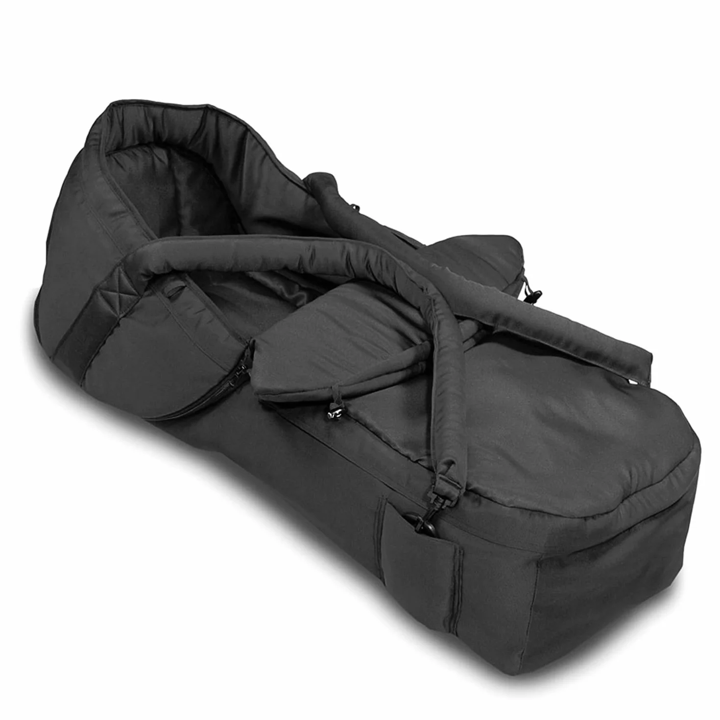 Hauck 530023 Torba do Przenoszenia 2 w 1 Przekształcana w Śpiwór, Czarny, 1 Sztuka