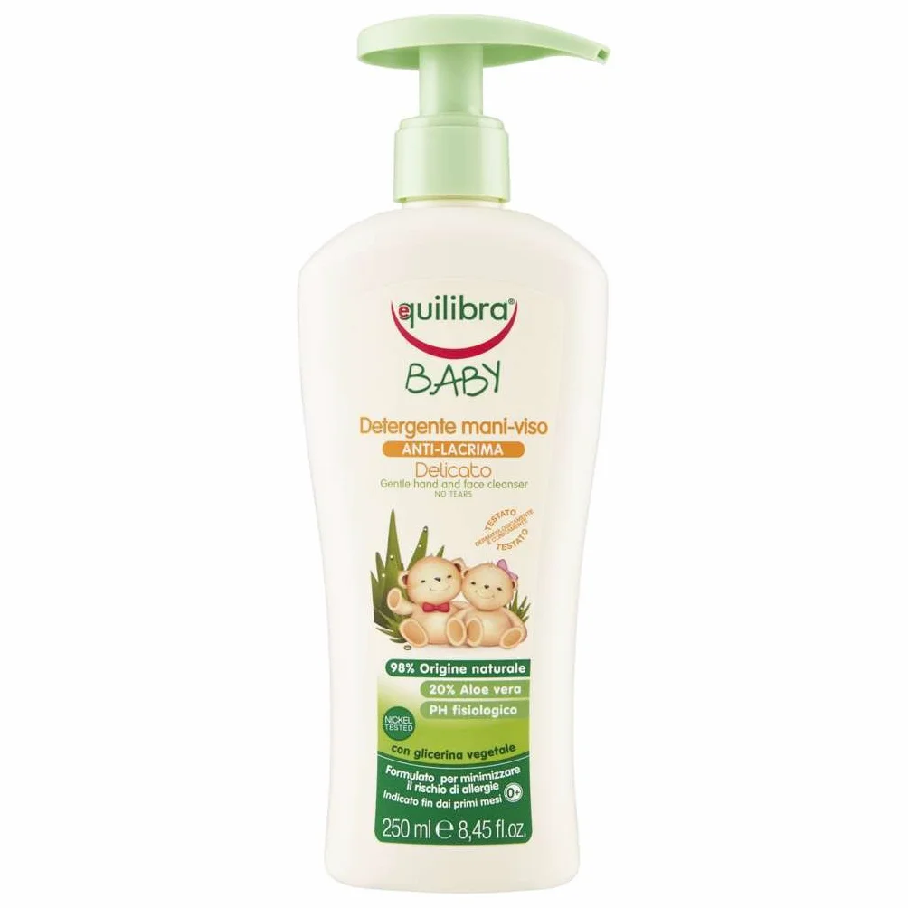 Equilibra Baby 250 ml Delikatny środek czyszczący do twarzy