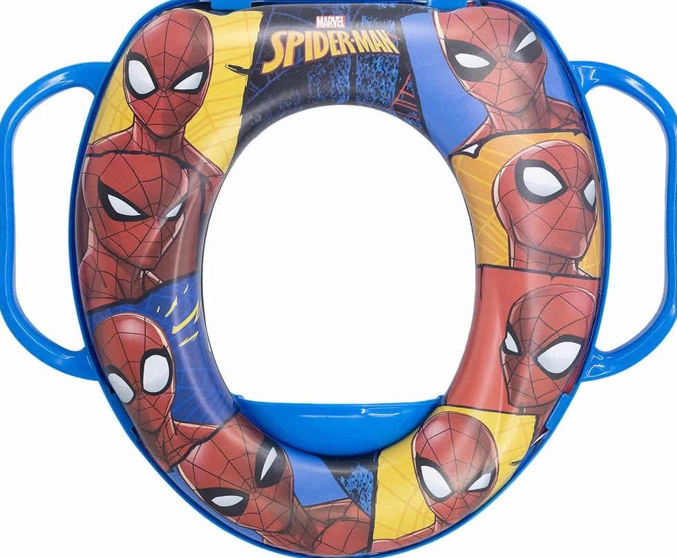 Stor Reduktor toalety dla dzieci Marvel Spiderman, z wygodną wyściółką i dwoma uchwytami, zmywalny i wielokrotnego użytku