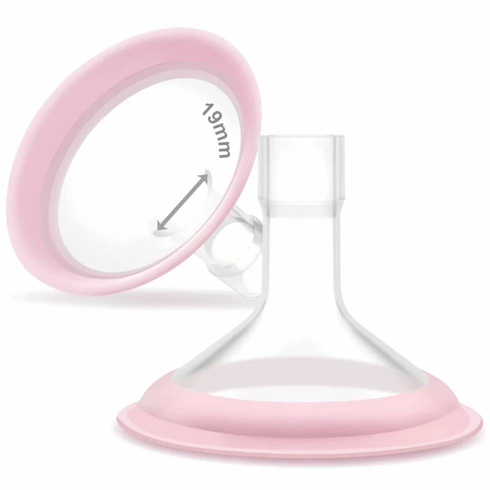 Maymom MyFit Shields, seria Pano; kompatybilna z laktatorem Medele - PersonalFit, Freestyle, Harmony, Maxi, Freestyle Flex Connector; Łączy się z 2-częściowym złączem Maymom Widemouth/Narrow