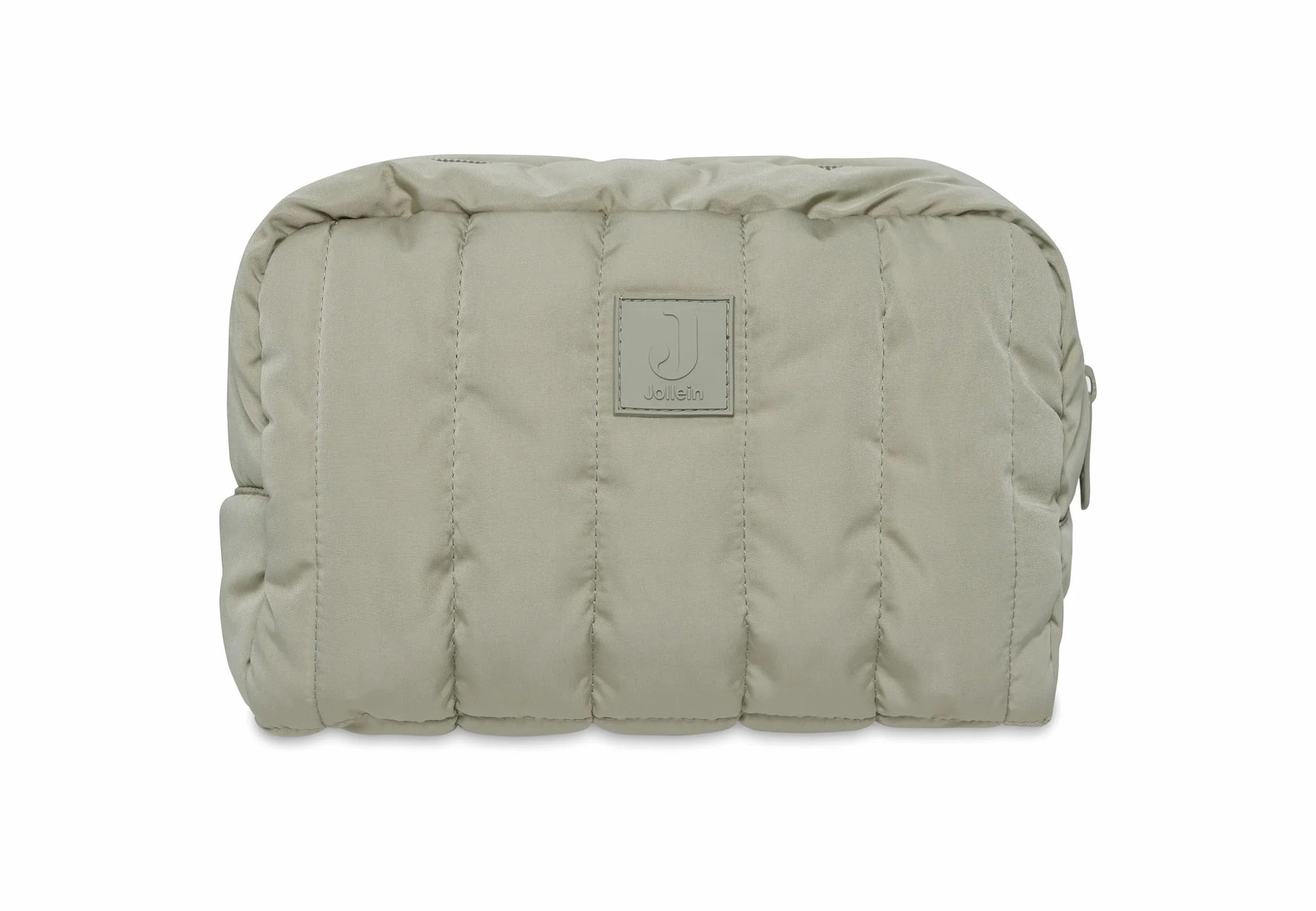 Jollein Puffed torba na pieluchy - oliwkowa zieleń - etui na pieluchy - kosmetyczka - organizer - oliwkowa zieleń, olive green, 21x9x14,5 cm, Puffed torba na pieluchy/kosmetyczka -/ organizer