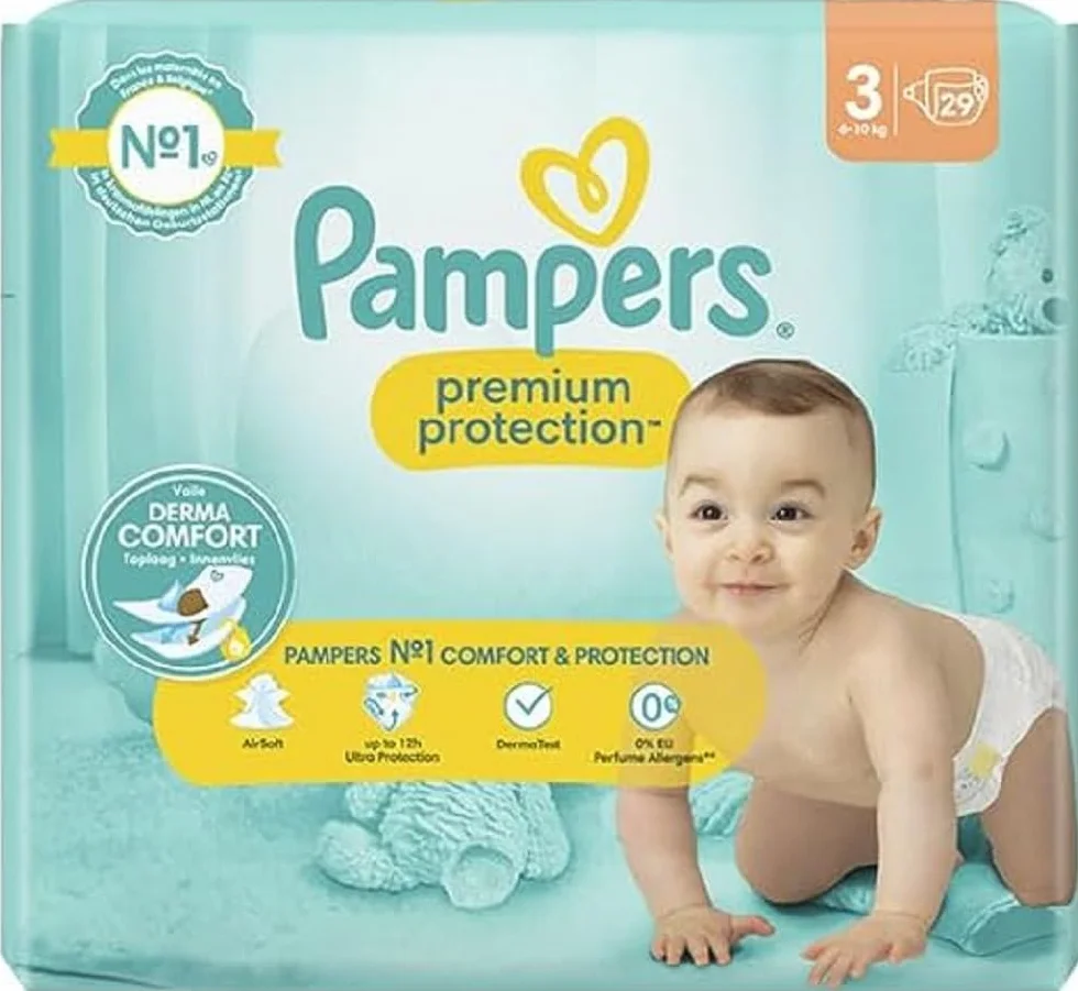 Pampers Premium Protection 29 pieluchy rozmiar 3 (6-10 kg)