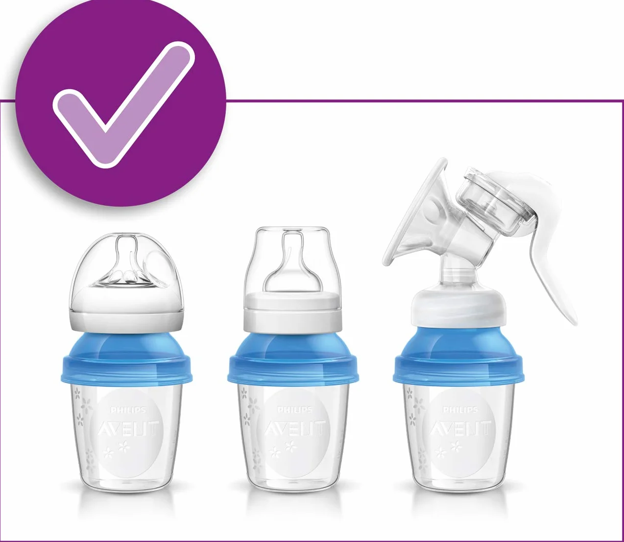 Pojemniki na pokarm Philips Avent - W zestawie wygodne adaptery - Szczelna pokrywka - Pojemniki i pokrywki do opisywania - 180 ml - 10 szt. - SCF618/10