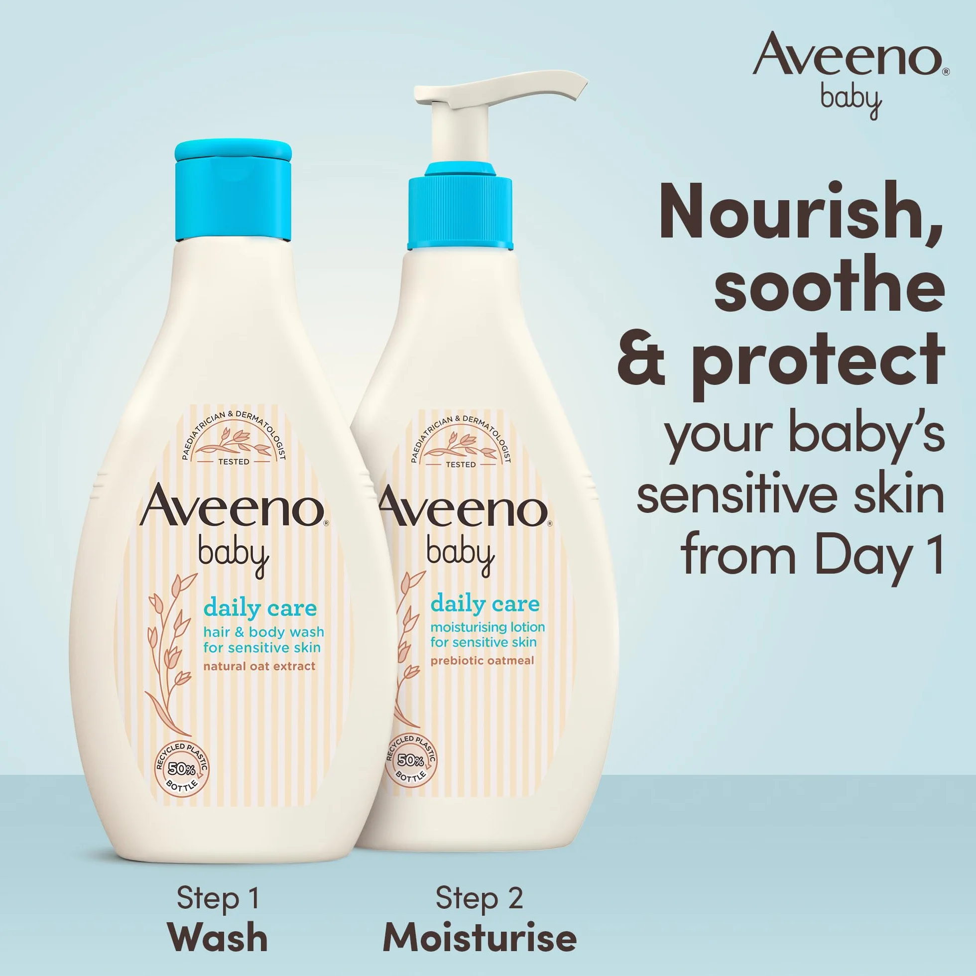 Aveeno Baby Daily Care żel pod prysznic do włosów i ciała, 250 ml