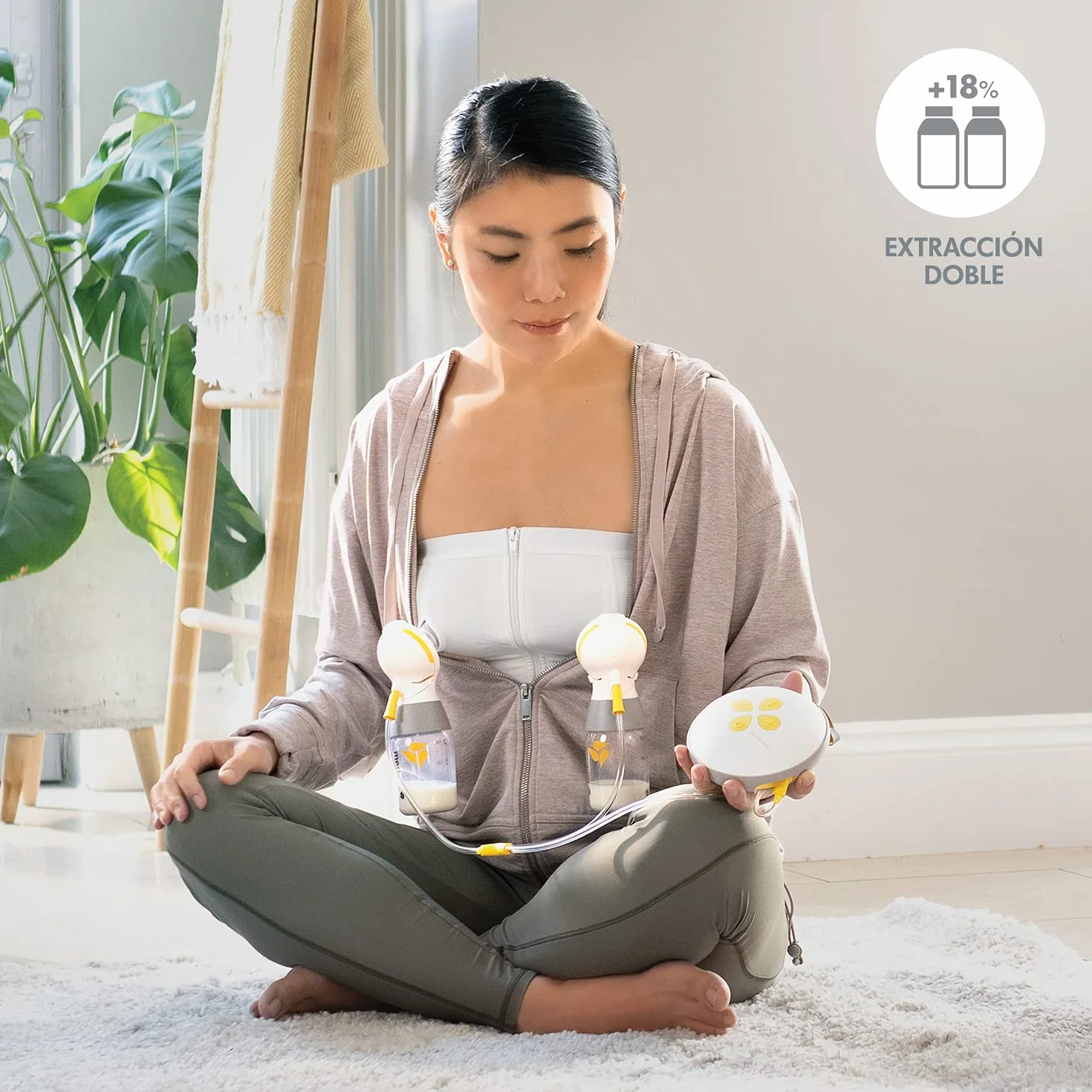 Medela Elektryczny laktator Swing Maxi – ładowanie przez USB, więcej mleka w krótszym czasie, z lejkami PersonalFit Flex i 2-fazową technologią ekstrakcji Medela