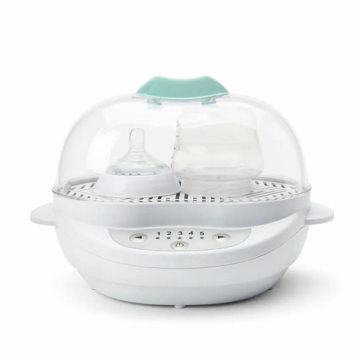 Nutribullet Baby Turbo parowar do przygotowywania posiłków dla niemowląt, procesor żywności dla niemowląt, urządzenie do dezynfekcji i sterylizacji; 420 W; BSR08N