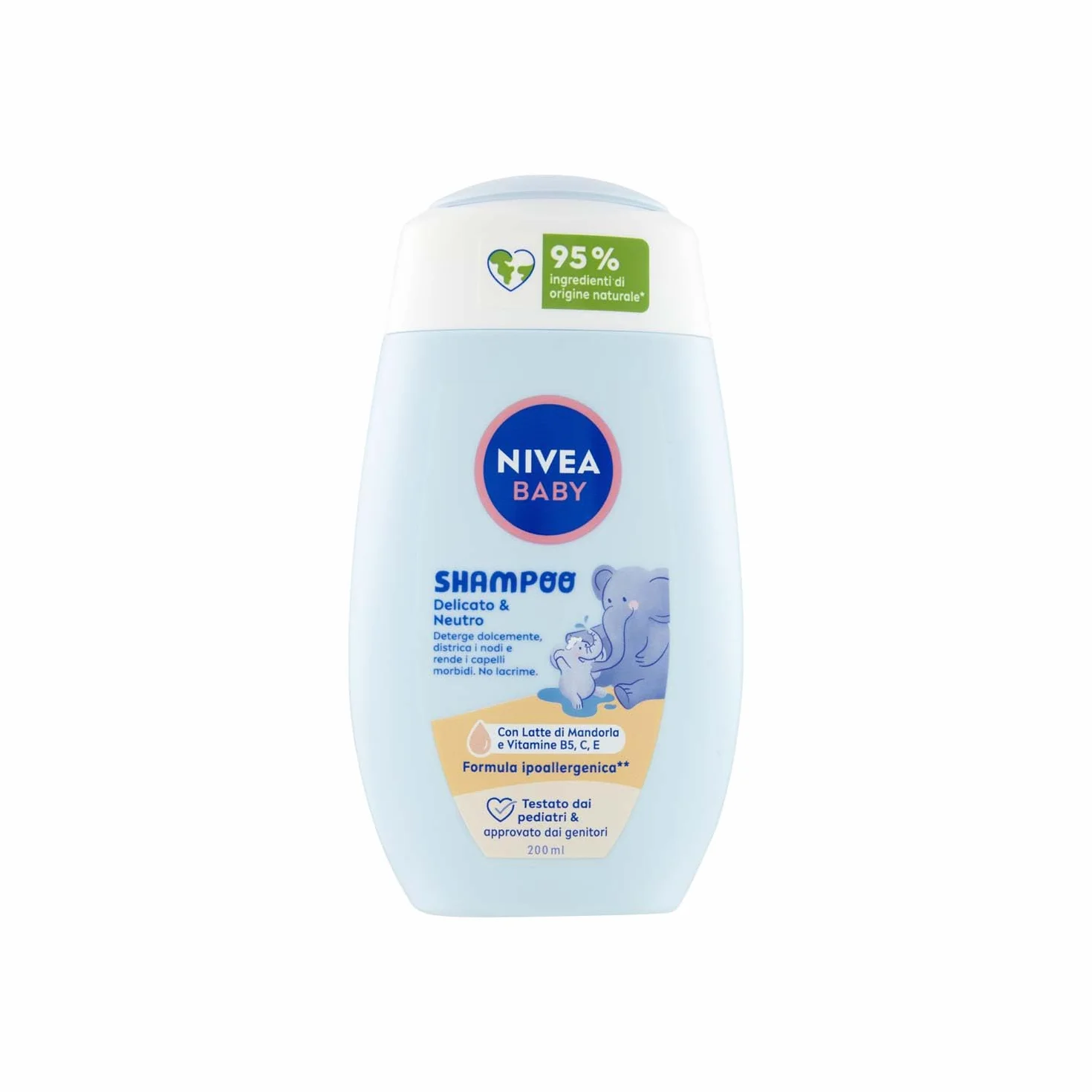 NIVEA BABY Szampon dla dzieci 200 ml delikatny bez siarczanów ochroną przed łzami