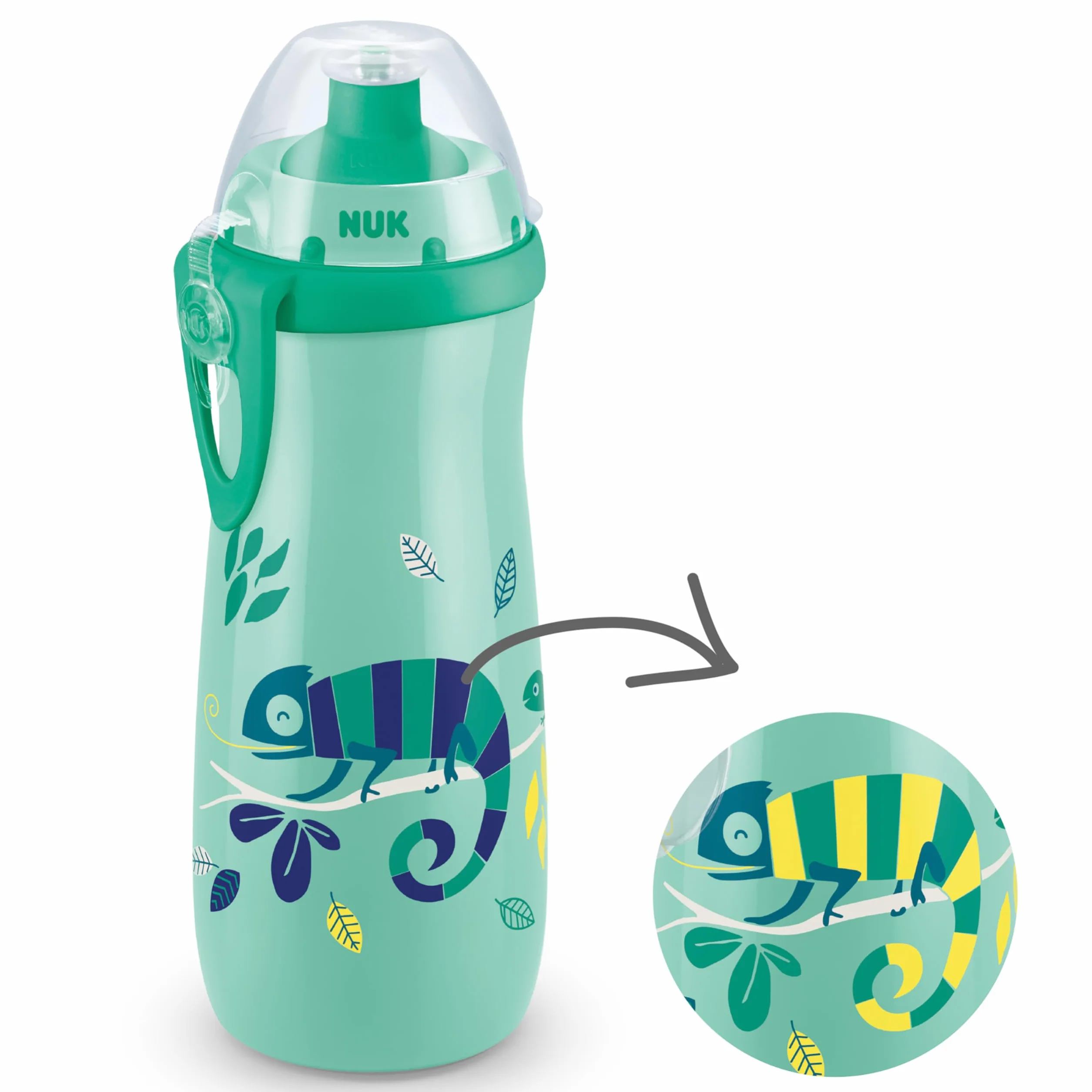 Nuk 10255591 Butelka, Zielony, 450 ml
