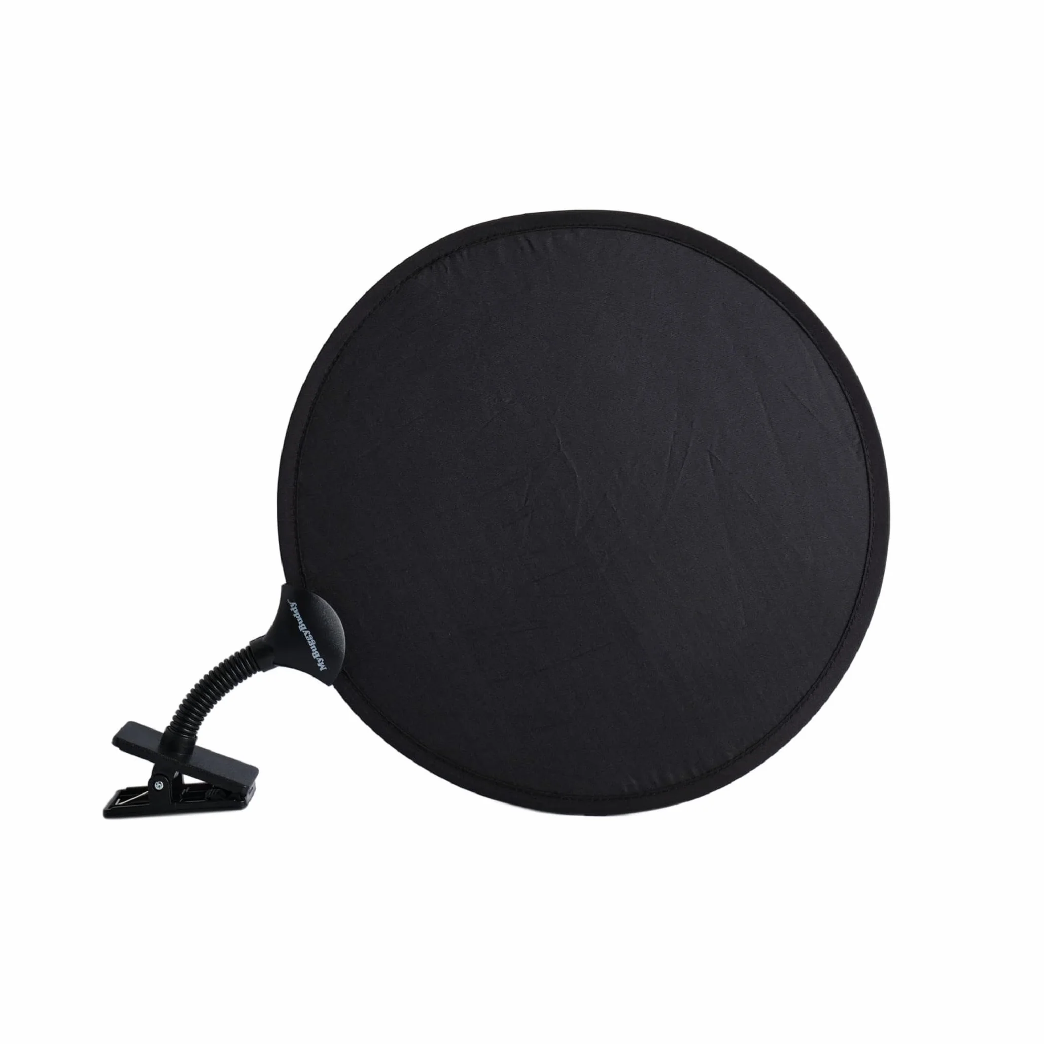 Osłona przeciwsłoneczna do wózka dziecięcego, uniwersalnego dopasowania, ochrona UPF 50+, łatwe składanie/otwieranie, średnica 34 cm, kolor czarny