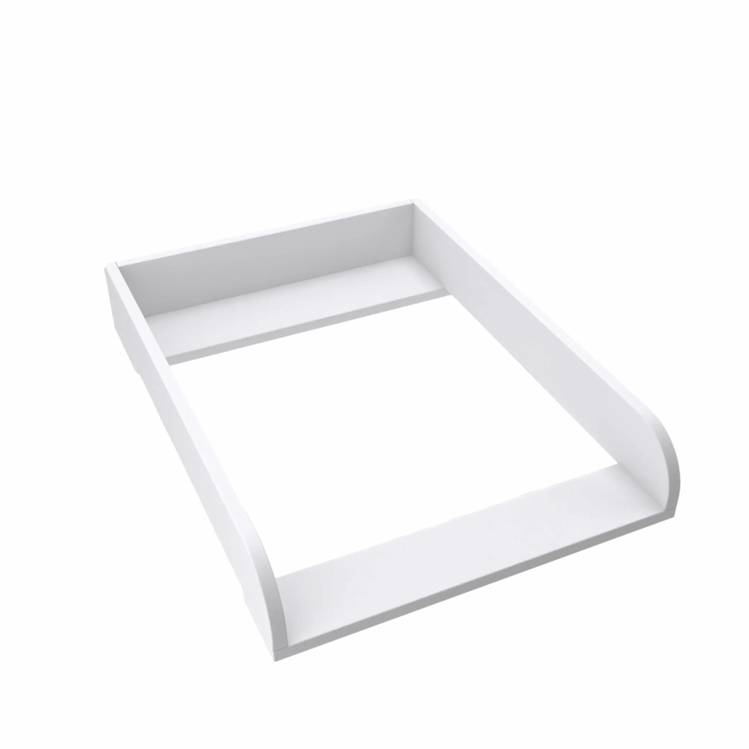 Mata do przewijania Koppang firmy IKEA, mata do przewijania komody, 46 cm, zdejmowana mata do przewijania, zaokrąglone panele przednie, biały, 72 cm x 54 cm