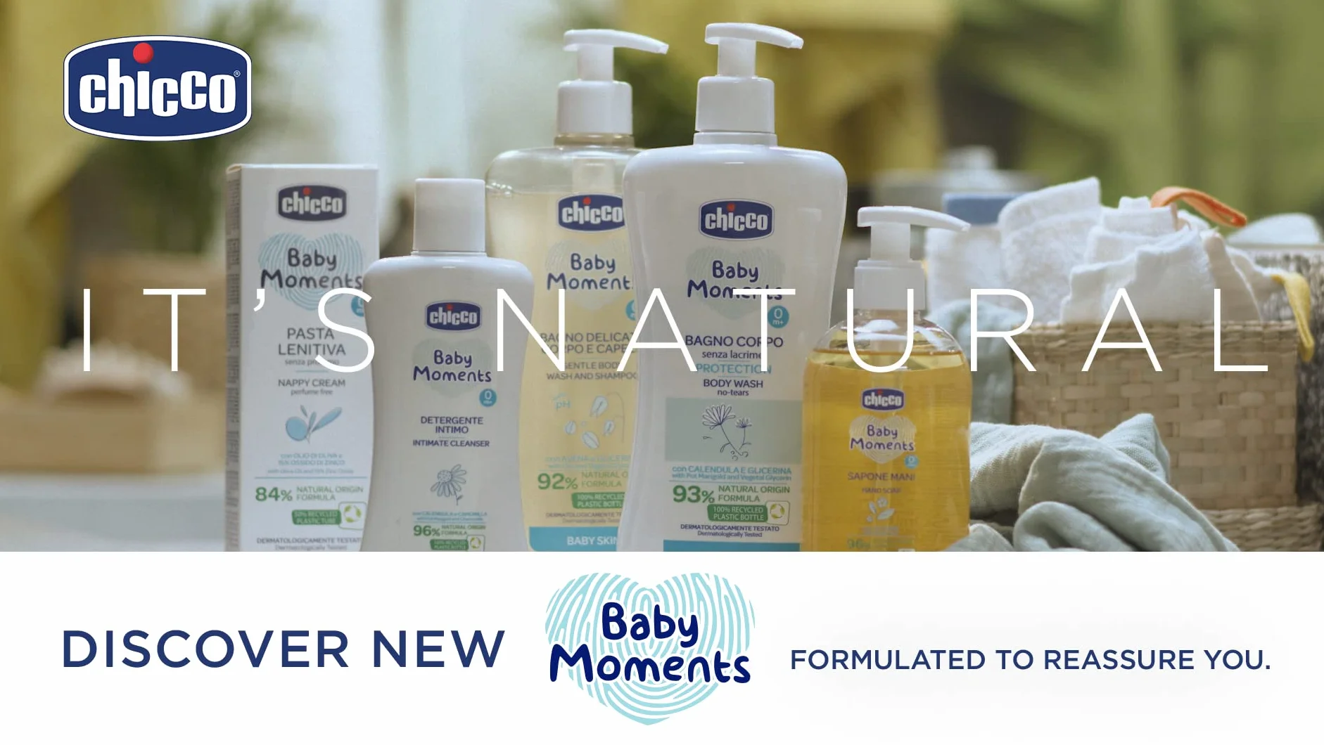 Chicco BABY SKIN – woda zapachowa, 100 ml, 0 m +