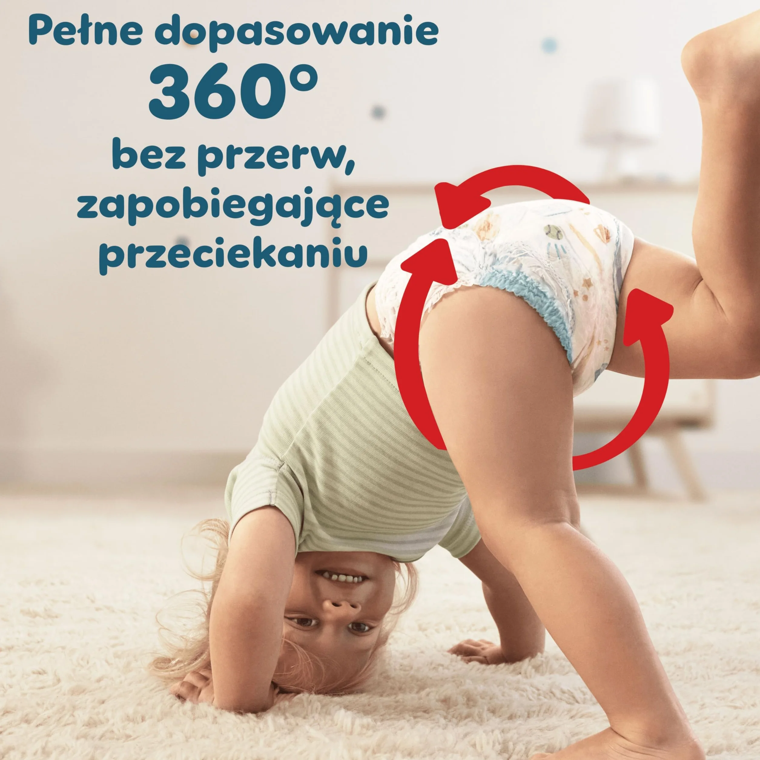 Pieluchomajtki Pampers Active Baby, rozmiar 3, pieluszki 204, 6kg-11kg
