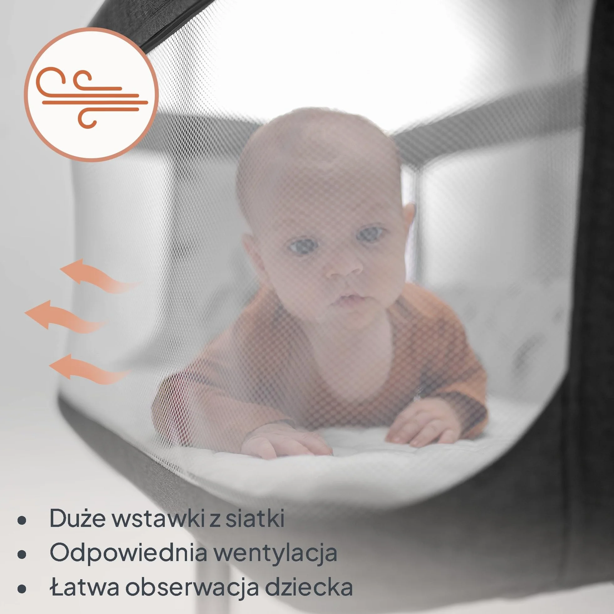 LIONELO Aurora 3 w 1 Łóżeczko Dziecięce do 9 kg, Łóżko Dostawne, Kołyska, Regulacja Wysokości oraz Kąta Nachylenia Materaca, 4 Kółka z Hamulcem Ergonomiczny Materac Torba