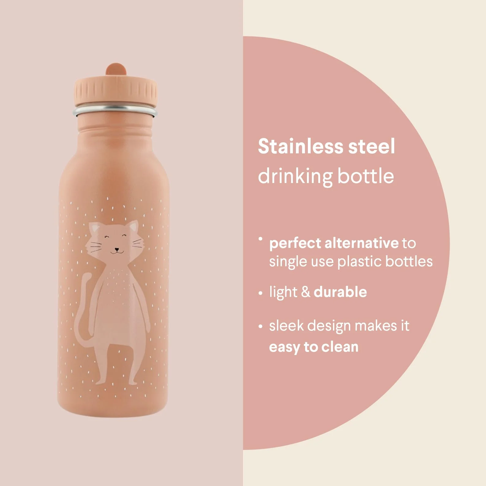 Trixie Drinkfles Mrs. Cat 500ml