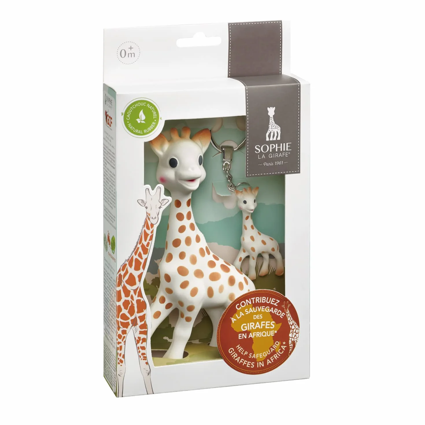 Sophie la Girafe Zestaw x GCF (Giraffe Conservation Foundation)