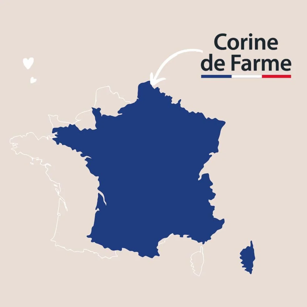 Corine de Farme, Odżywczy olejek do mycia dla niemowląt, 500 ml, ekstrakt z nagietka, hipoalergiczny, łagodny do czyszczenia skóry suchej i bardzo suchej, odpowiedni dla włosów, 97% naturalnych
