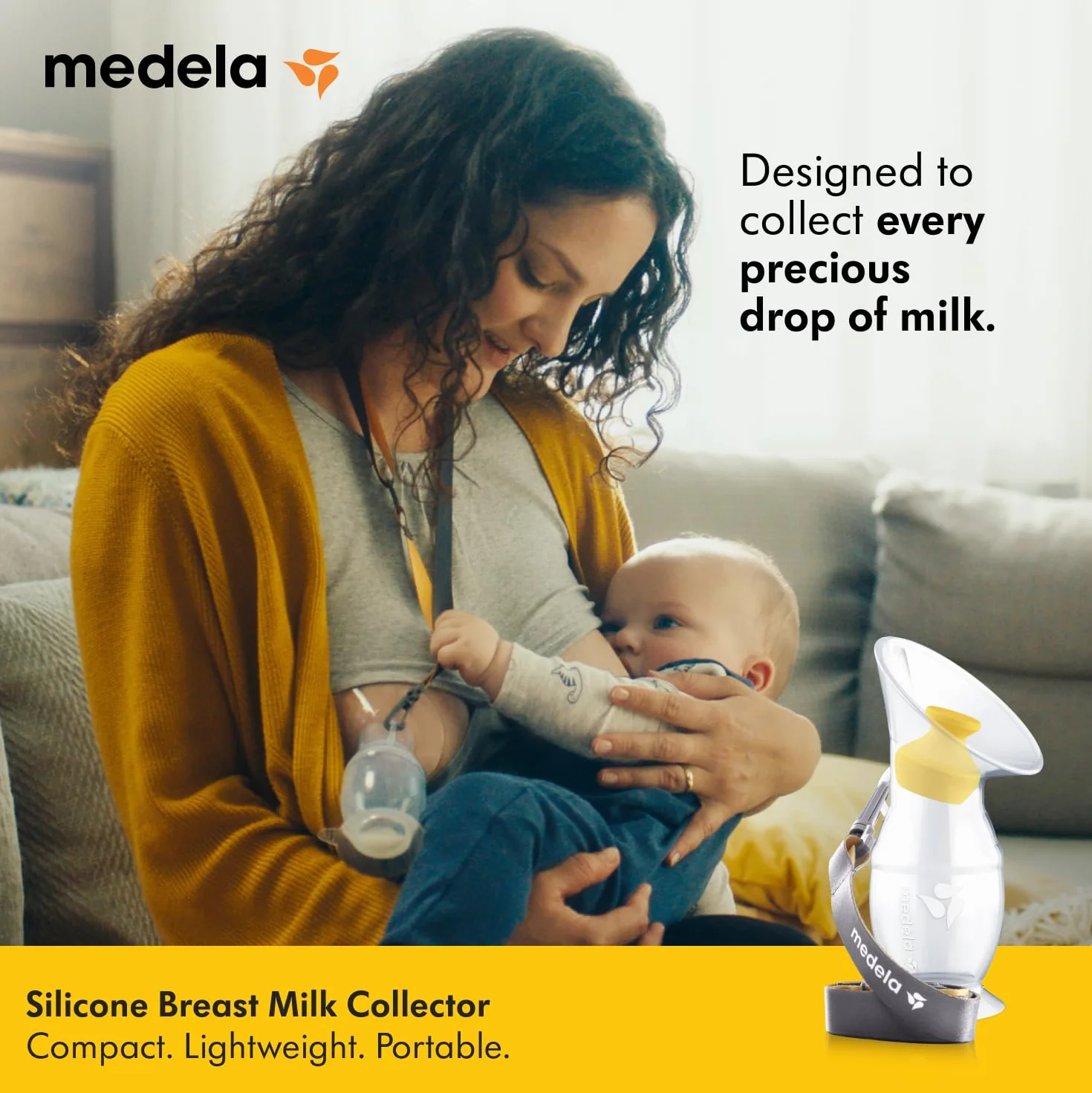 Medela silikonowy pojemnik na mleko dla matek karmiących, silikonowy pojemnik na mleko, pojemnik na mleko z przyssawką podstawką i pokrywką do codziennego karmienia piersią 101044201