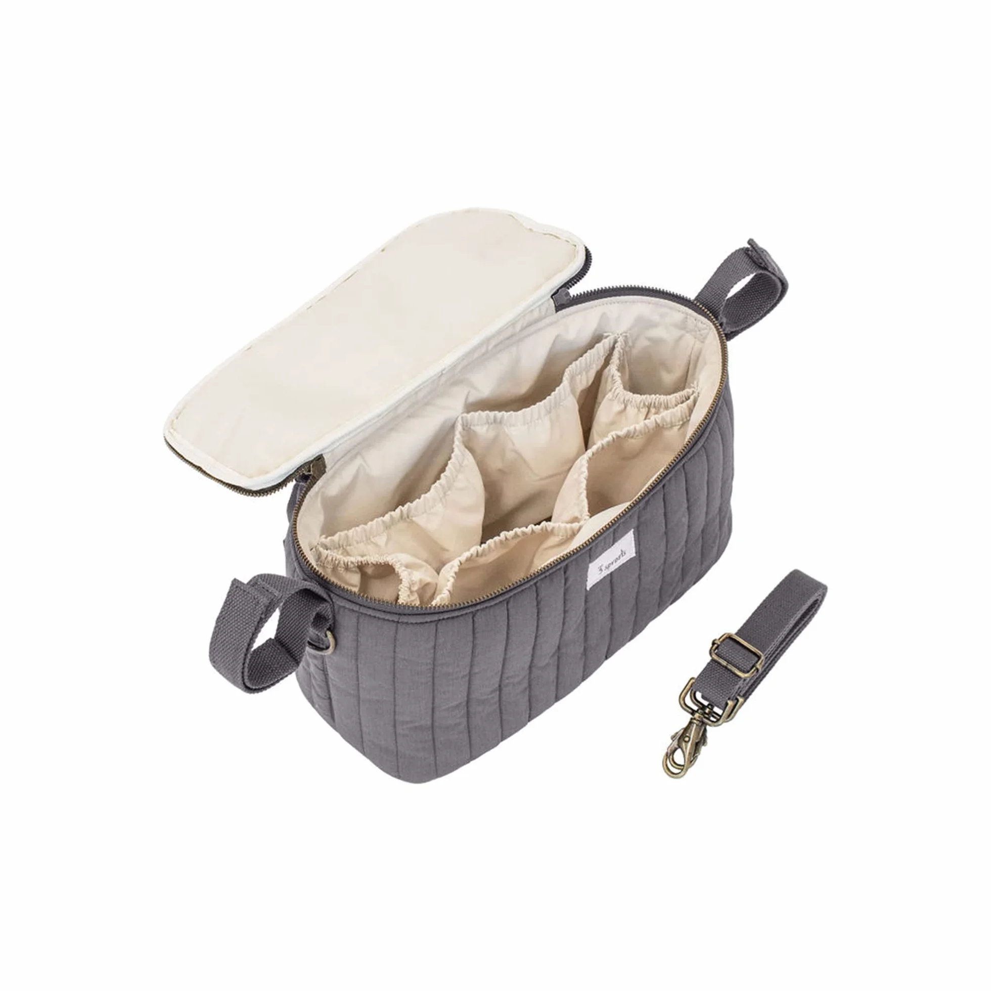 3 Sprouts - Organizer - Quilt/Charcoal grey (ISQSGY)