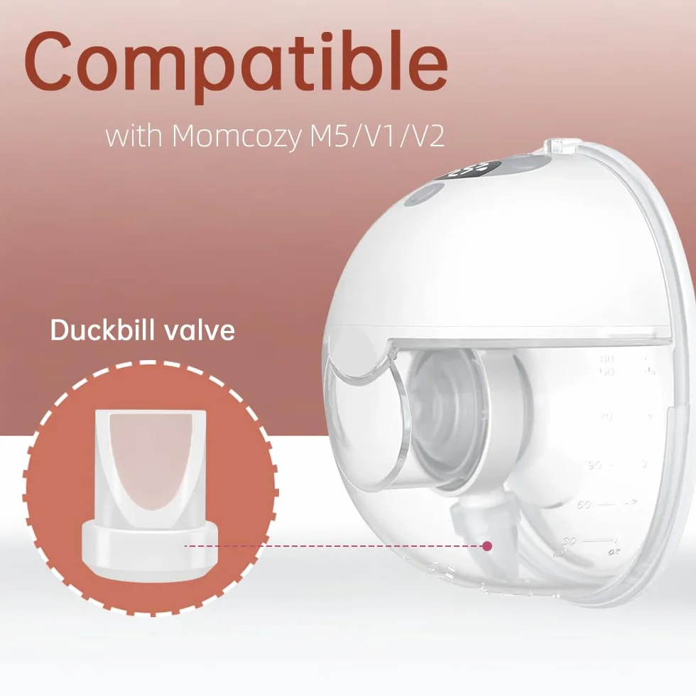 8 szt. zaworów kaczych kompatybilnych z Momcozy M5, zamienne części do pompy Duckbill, akcesoria do pomp M5/V1/V2, wyprodukowane przez Tbuymax