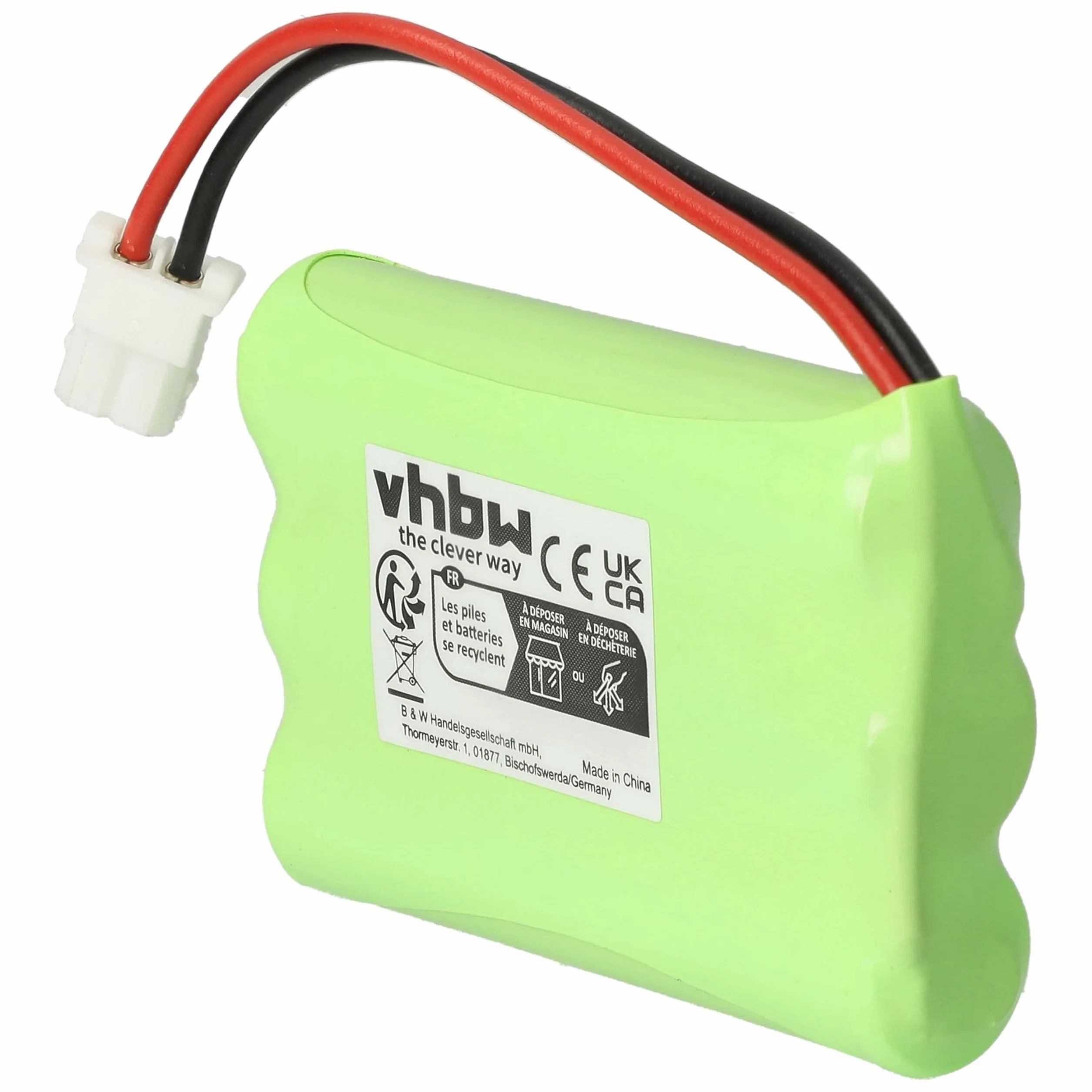 vhbw Bateria zamienna do Motorola GP80AAAHC3BMX, HRMR03 do elektronicznej niani rozmówcy (700 mAh, 3,6 V, NiMH)