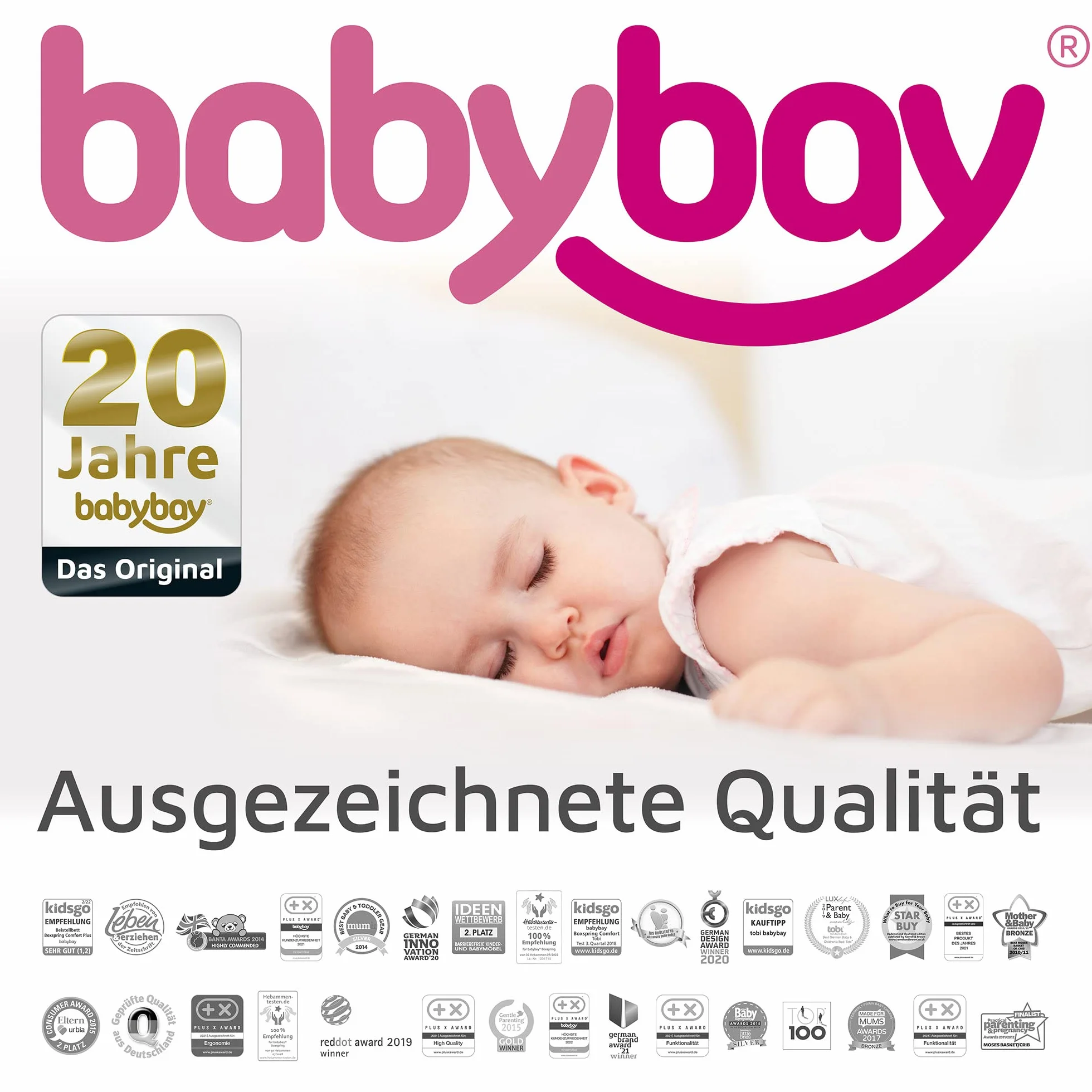 babybay Materac dostawiany Classic Fresh pasuje do Original