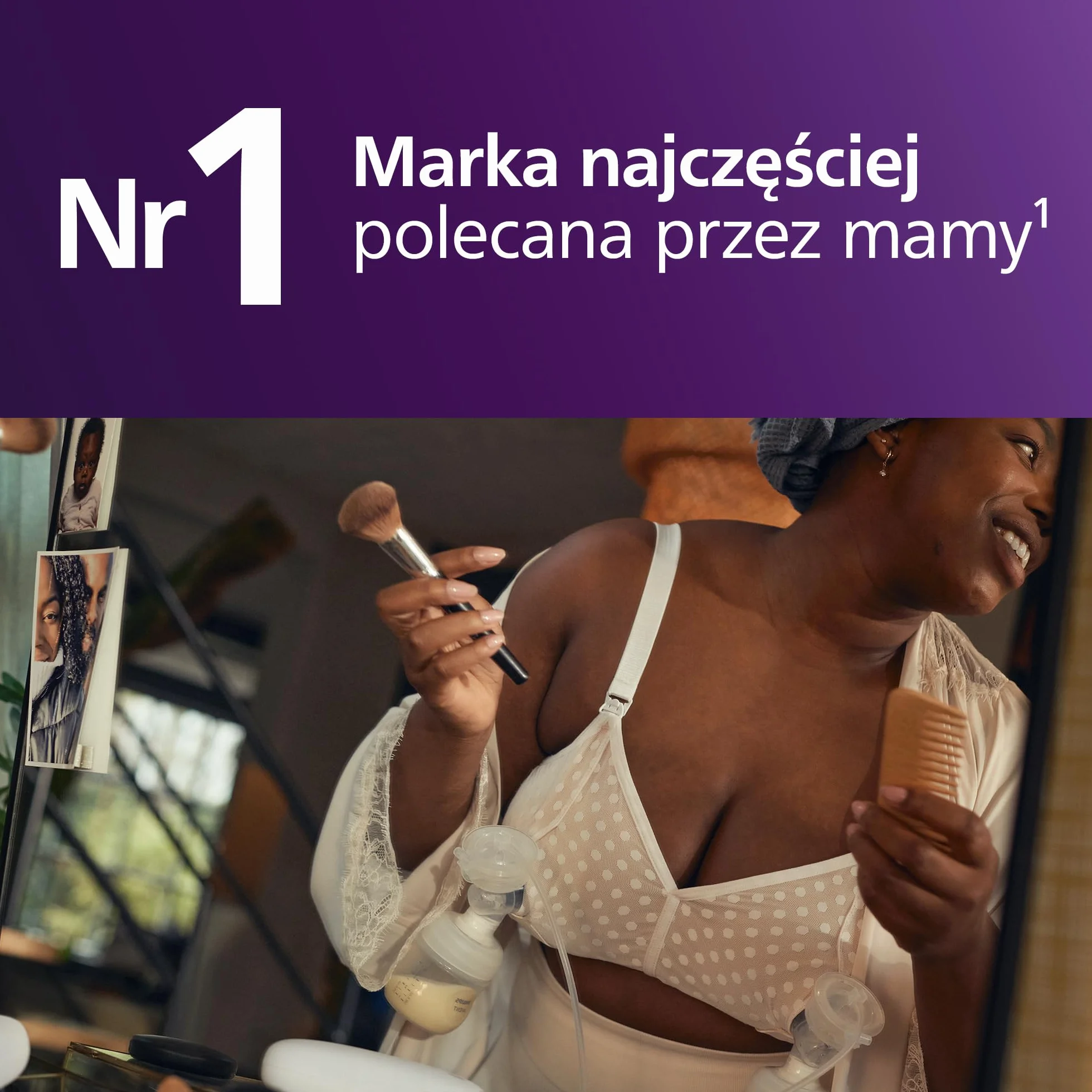Philips Avent Pojedynczy laktator elektryczny, klasa szpitalna, taki sam rytm jak Twoje dziecko, w zestawie butelka o pojemności 125 ml i wkładki laktacyjne, model SCF395/31