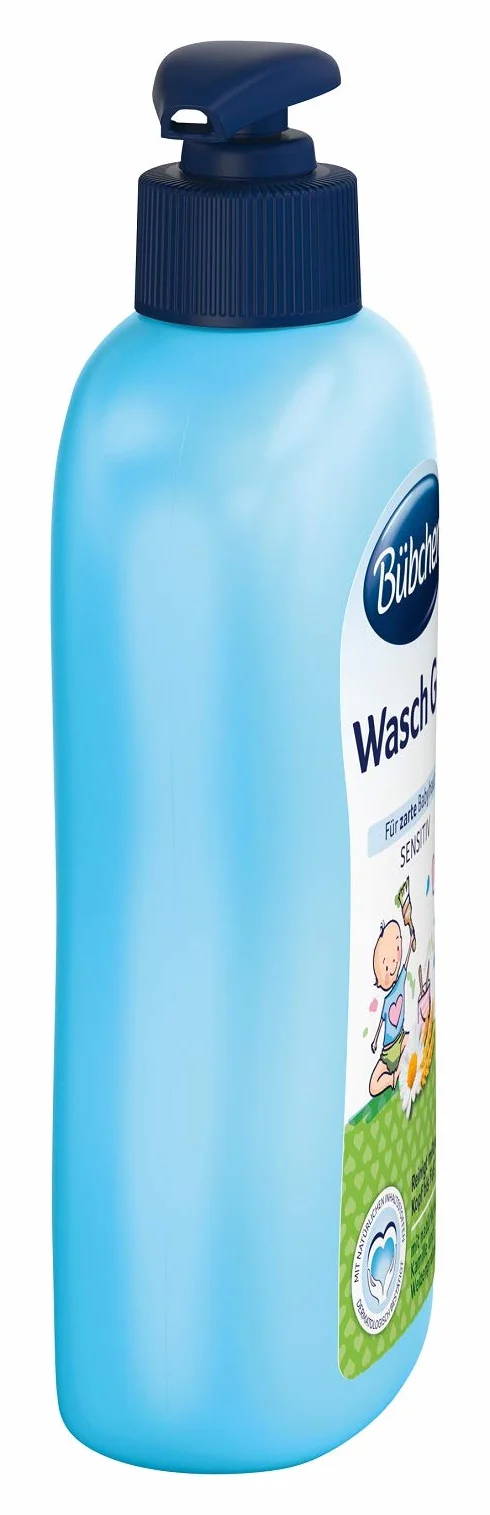Bübchen żel do mycia delikatnej skóry dziecka, dozownik 400 ml, 2 sztuki w opakowaniu (2 x 400 ml)