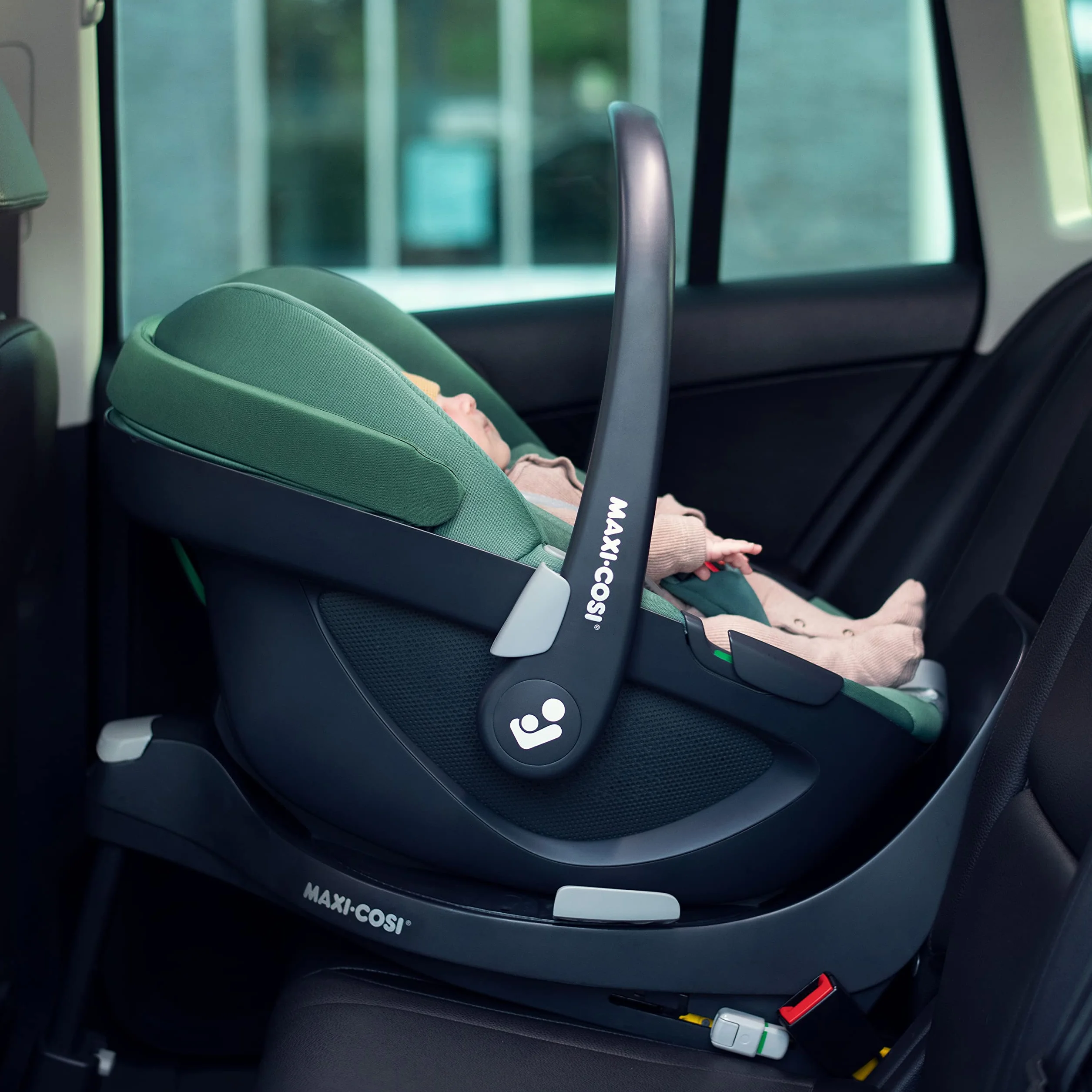 Maxi-Cosi Baza FamilyFix 360 i-Size, Obrotowy Fotelik Samochodowy System, Obrotowa Baza ISOFIX 360, 0–4 lata (40–105 cm), System FlexiSpin, Kontrola obracania TravelSafe, Click & Go, Black