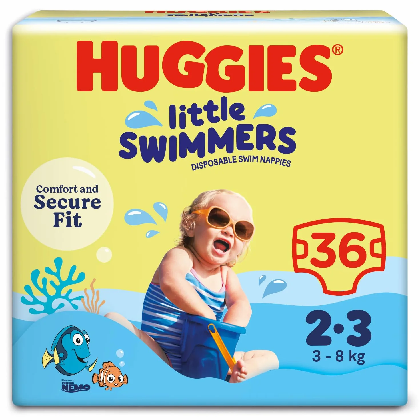Huggies Little Swimmers Pieluchy do Pływania, Rozmir 2-3