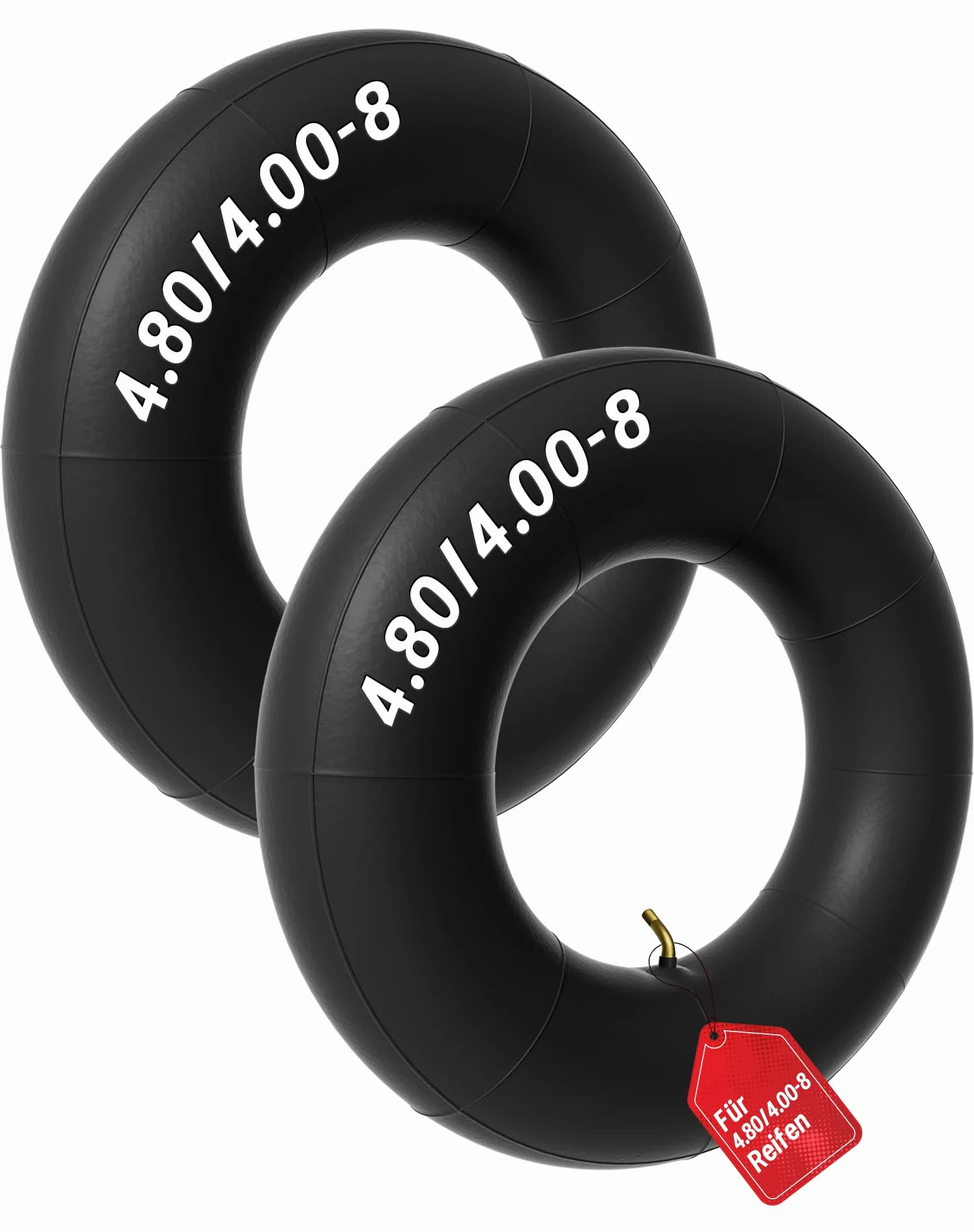 2 sztuki dętka 4.80 4.00-8 opona 4.80/4.00-8 do kół, taczka, wózek, skuter, wózek ręczny wózek ogrodowy
