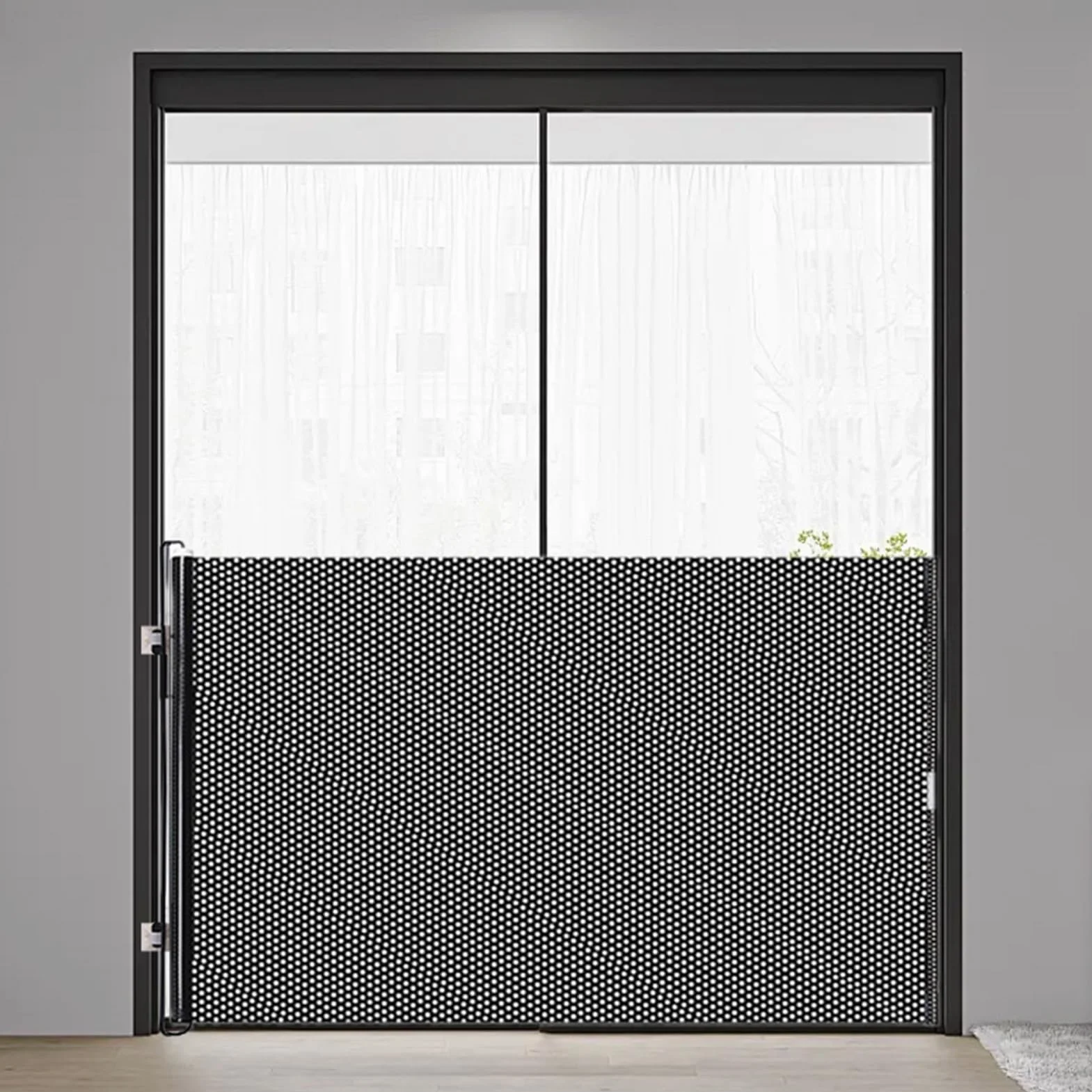 Rozsuwana Bramka Dla,Psia Bramka Rozsuwana - Ogrodzenie Przenośne z Przyssawkami Regulowane Składane Przeciwskoczne 50x125 cm dla Dzieci Schody Salon Ganek