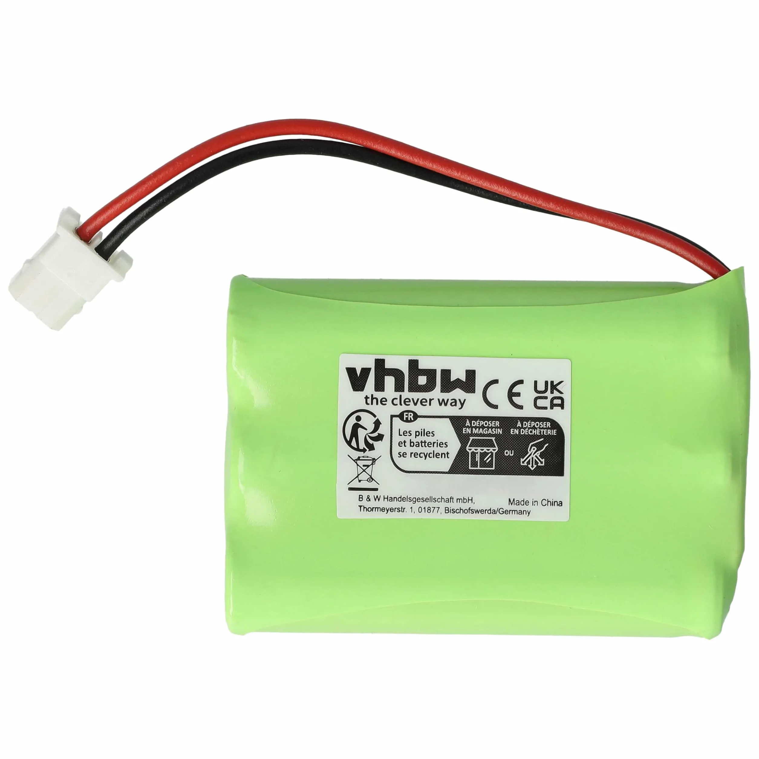 vhbw Bateria zamienna do Motorola GP80AAAHC3BMX, HRMR03 do elektronicznej niani rozmówcy (700 mAh, 3,6 V, NiMH)